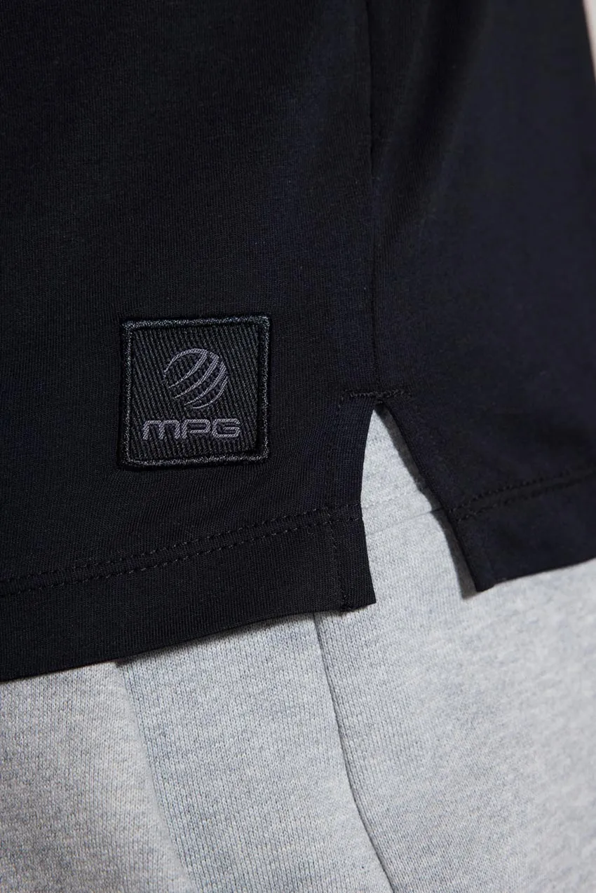 Pima Cotton V-Neck Tee - Black sold by MPG product image thumbnail 4