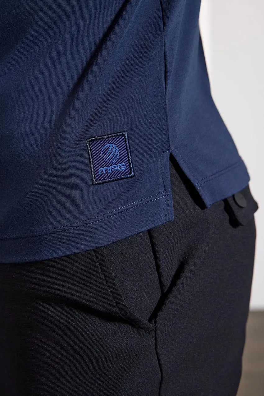 Pima Cotton Long Sleeve Tee - Deep Navy sold by MPG product image thumbnail 4