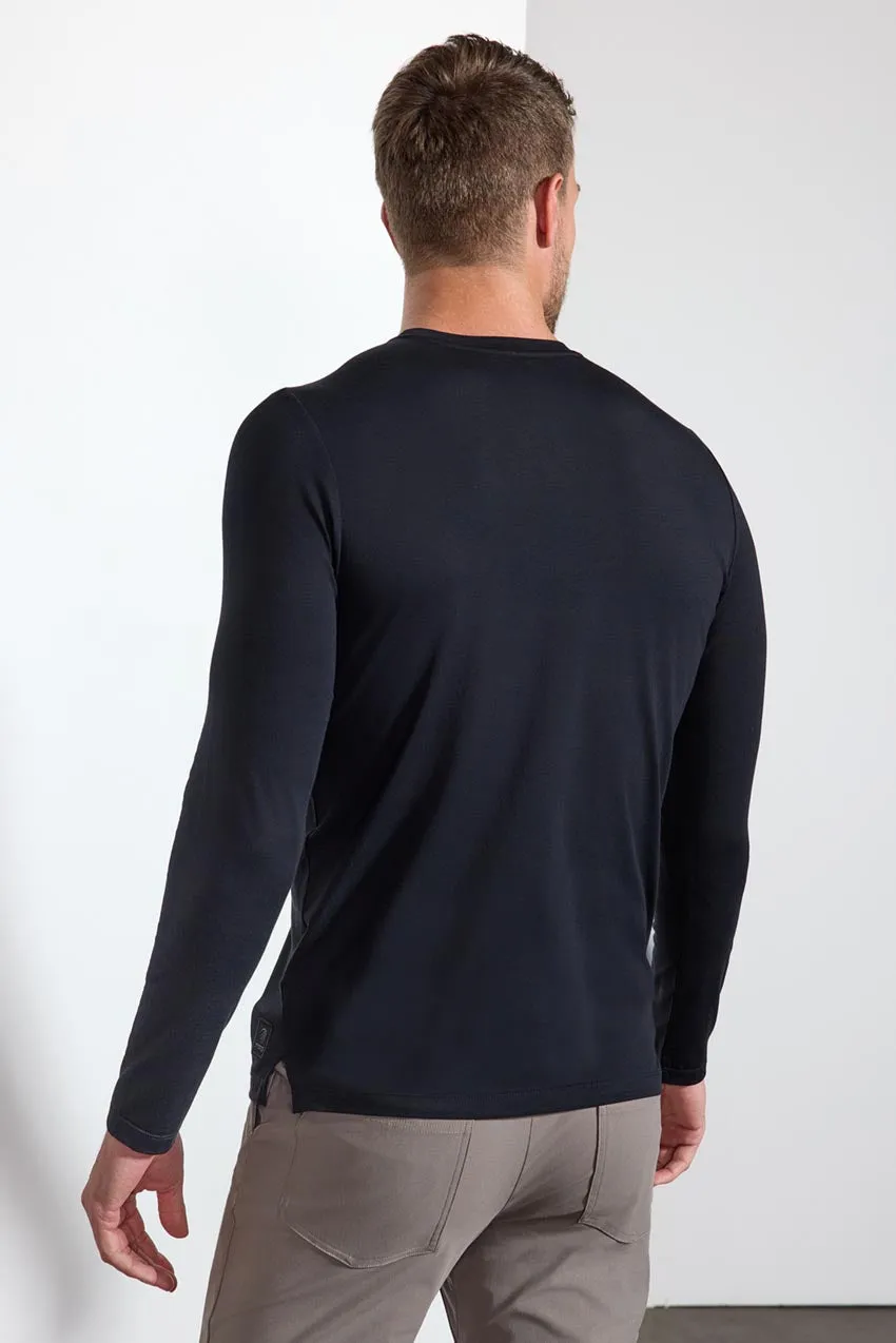Pima Cotton Long Sleeve Tee - Black sold by MPG product image thumbnail 3