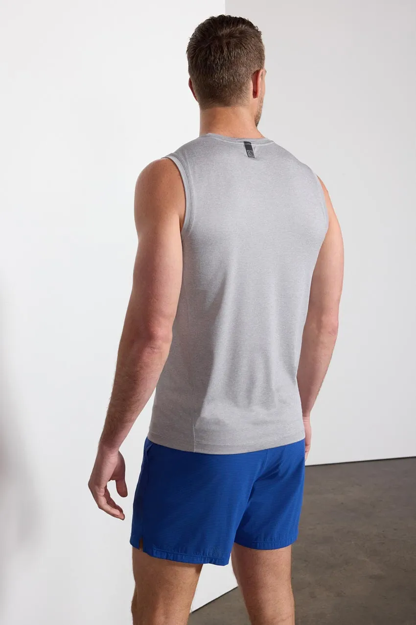 Conquer Crew Neck Tank - Sleet Melange sold by MPG product image thumbnail 3