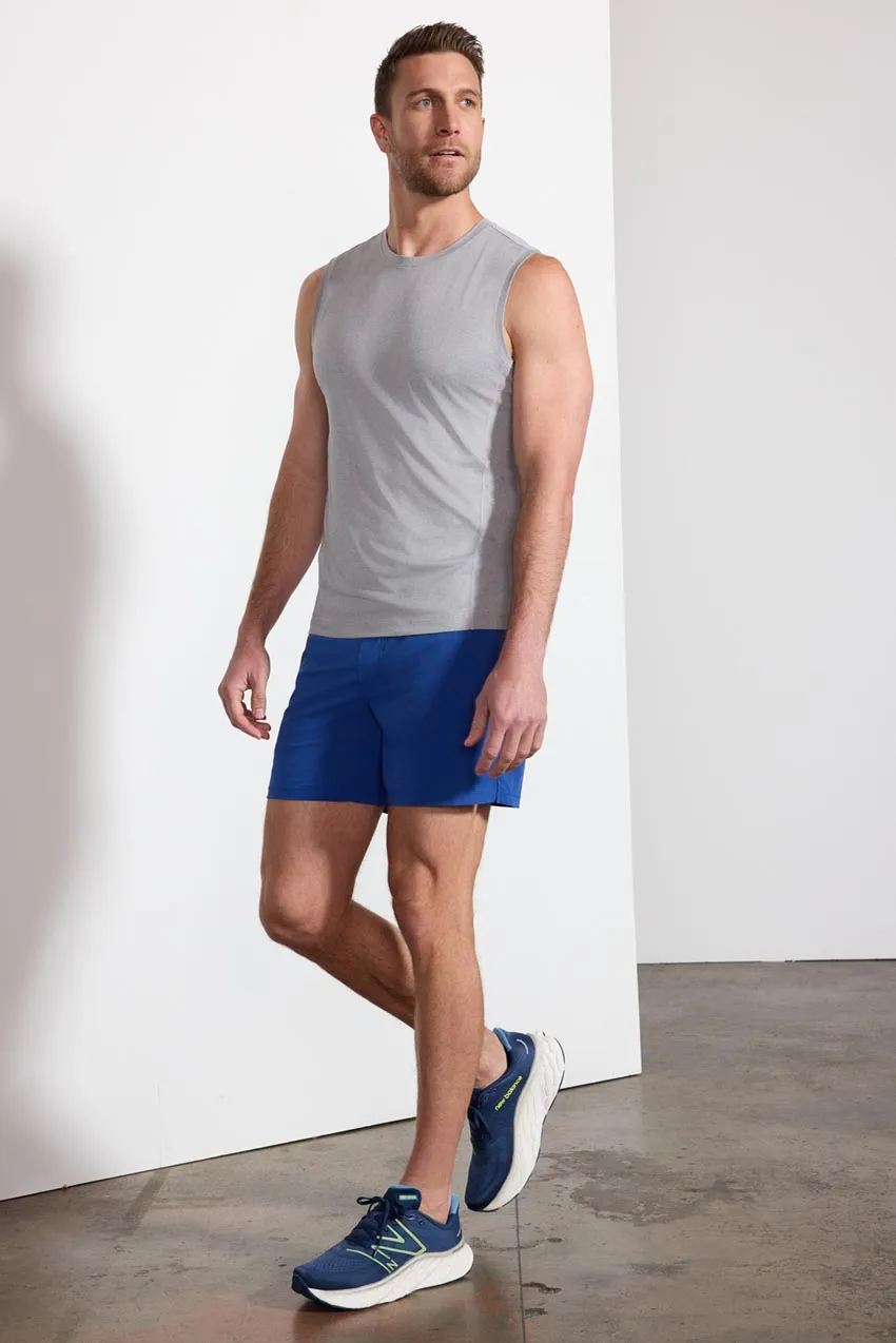 Conquer Crew Neck Tank - Sleet Melange sold by MPG product image thumbnail 2