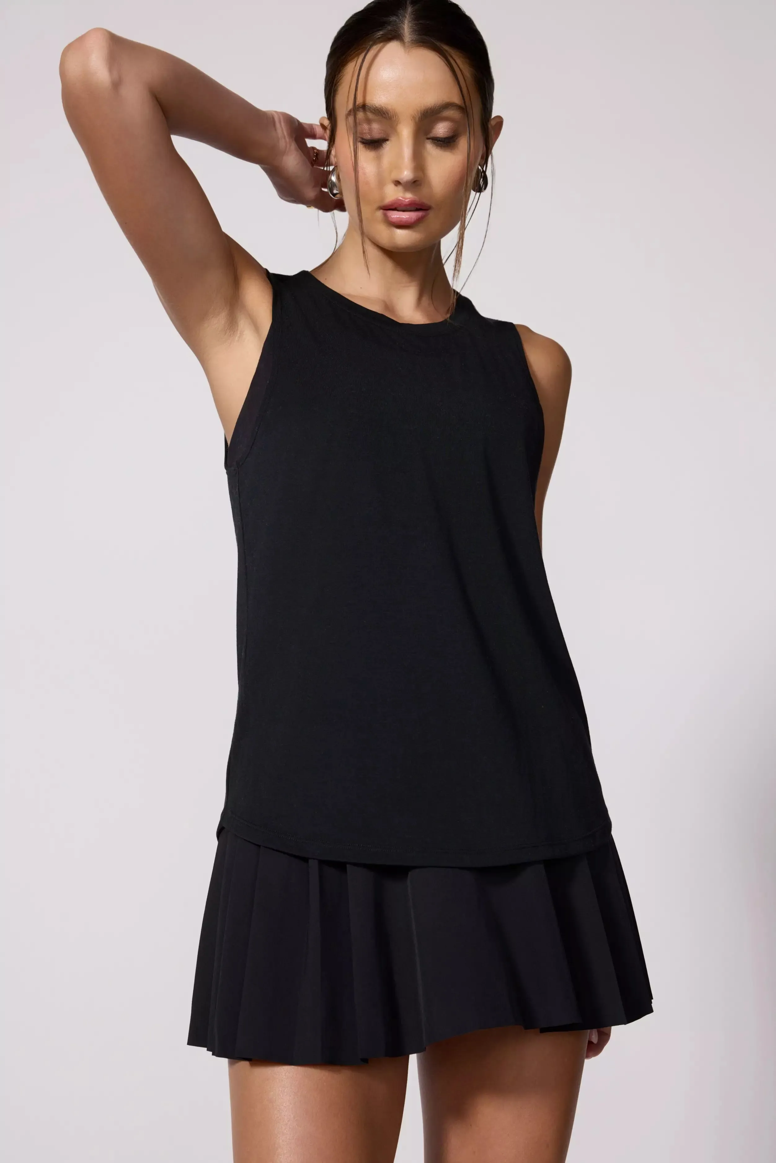 Performance Knit Tank - Black sold by MPG