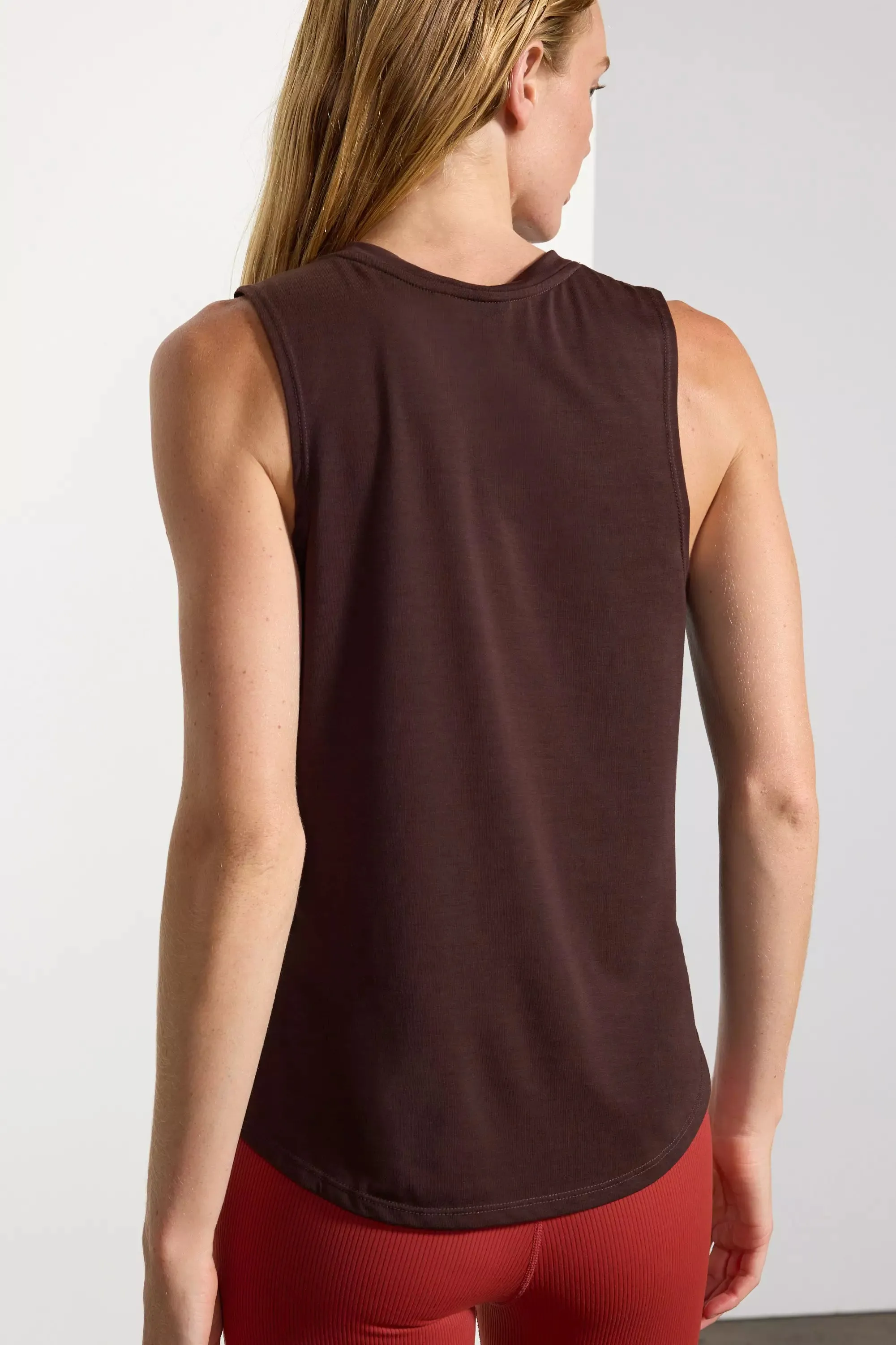 Performance Knit Tank - Chocolate Brown sold by MPG product image thumbnail 3