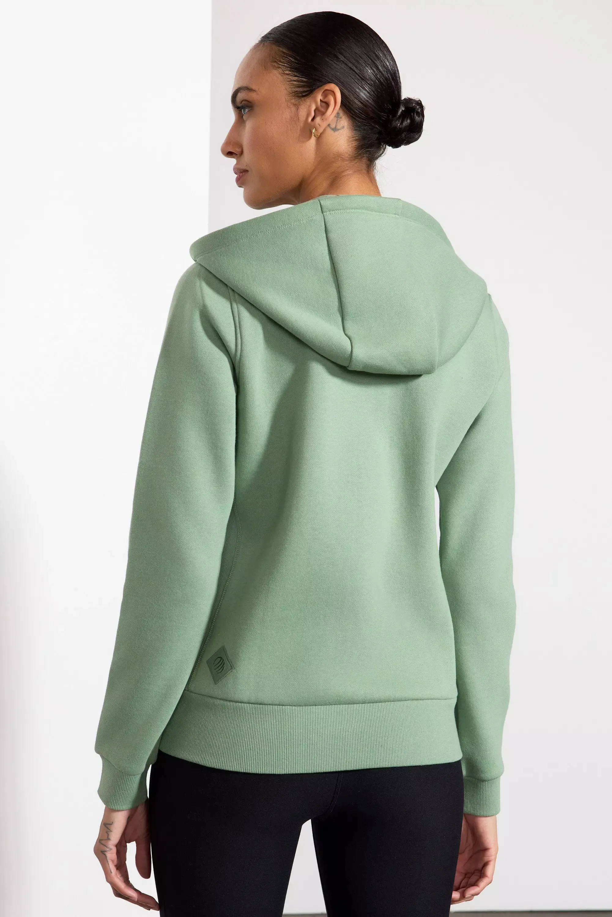 Comfort Fleece Zip-Up Hoodie - Hedge Green sold by MPG product image thumbnail 3