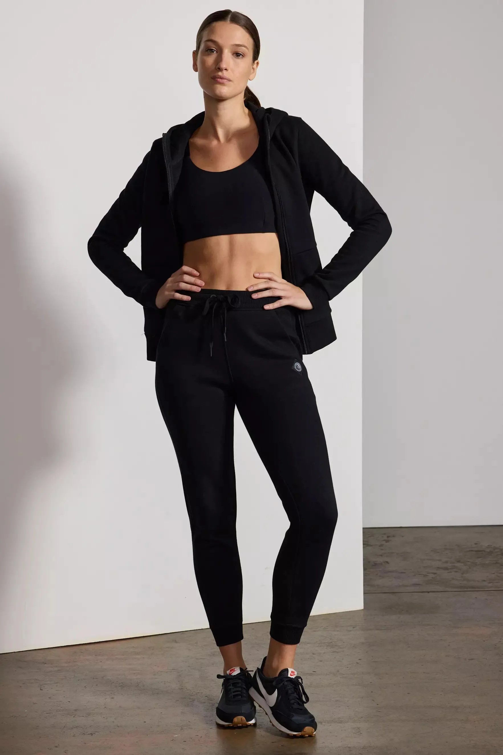 Comfort Fleece Zip-Up Hoodie - Black sold by MPG product image thumbnail 2