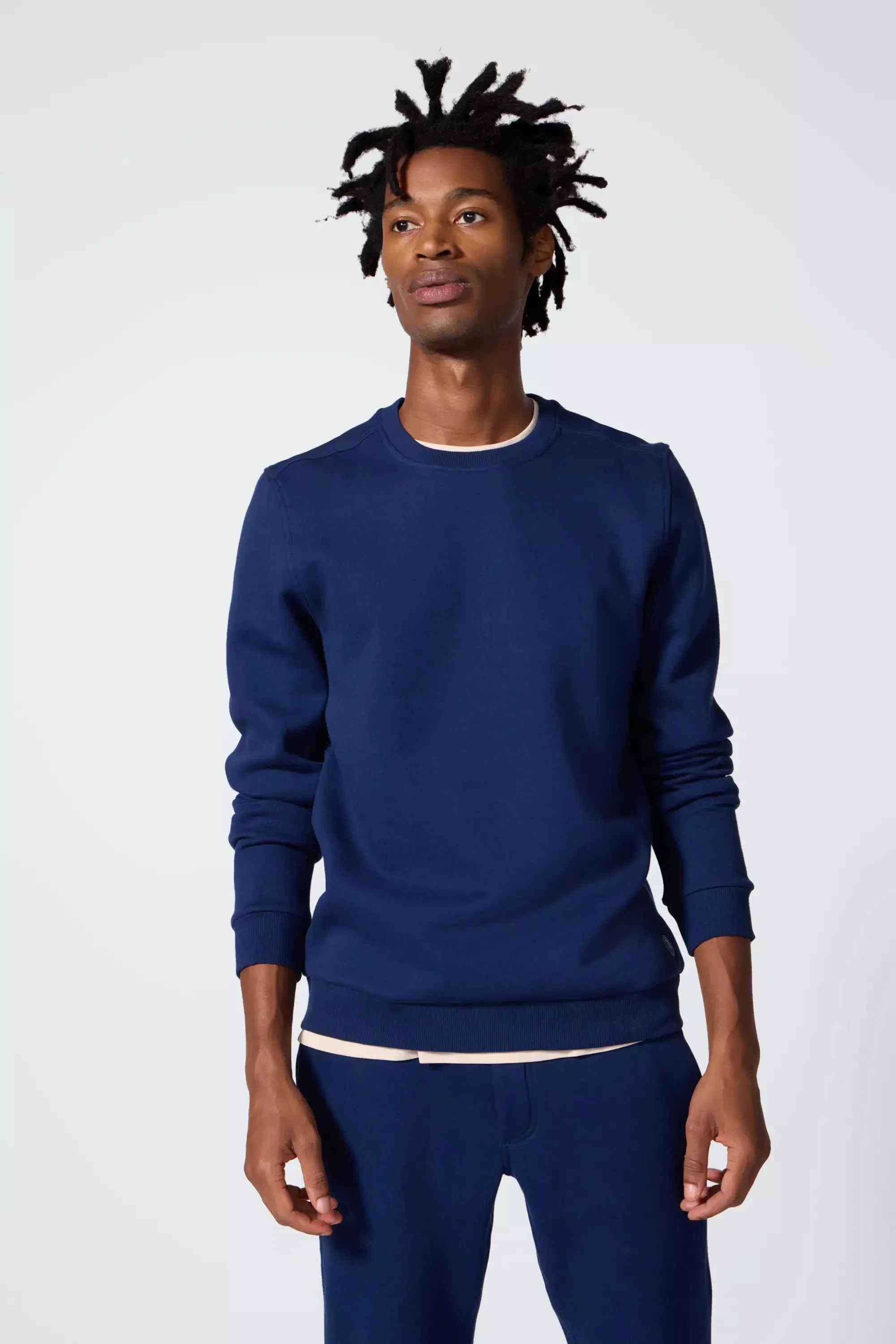 Comfort Men's Fleece Sweatshirt - Navy sold by MPG product image thumbnail 2