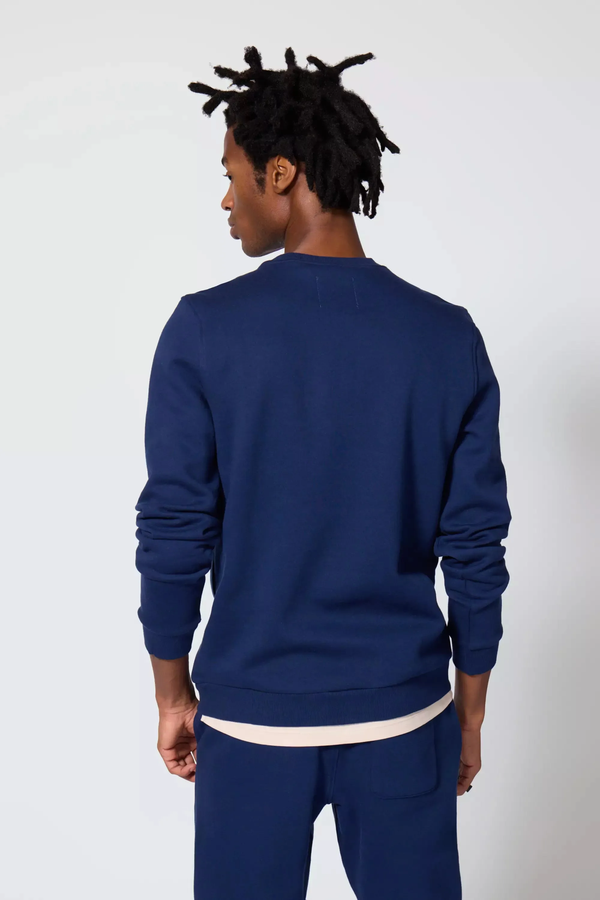 Comfort Men's Fleece Sweatshirt - Navy sold by MPG product image thumbnail 3
