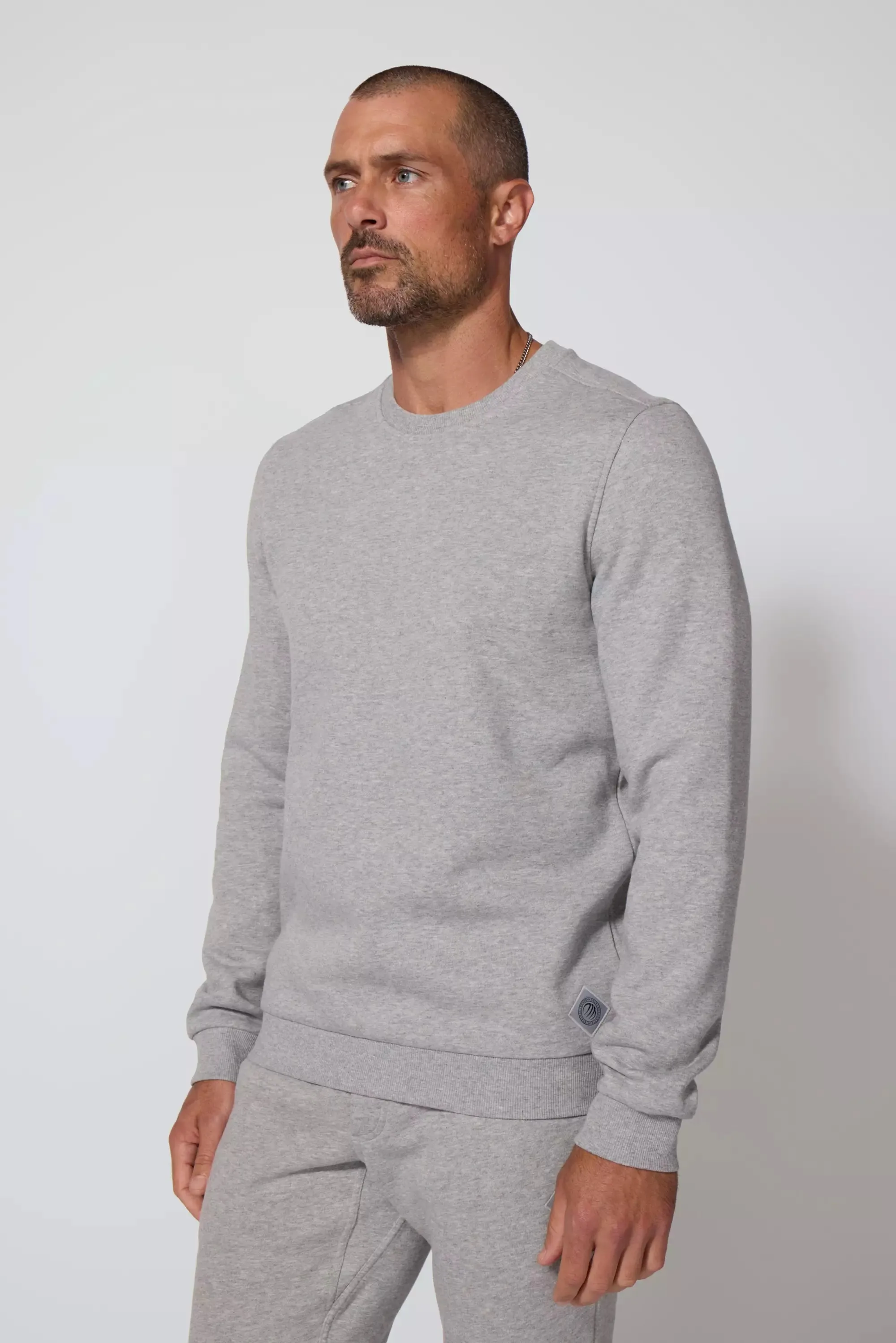 Comfort Men's Fleece Sweatshirt - Htr Concrete sold by MPG product image thumbnail 4