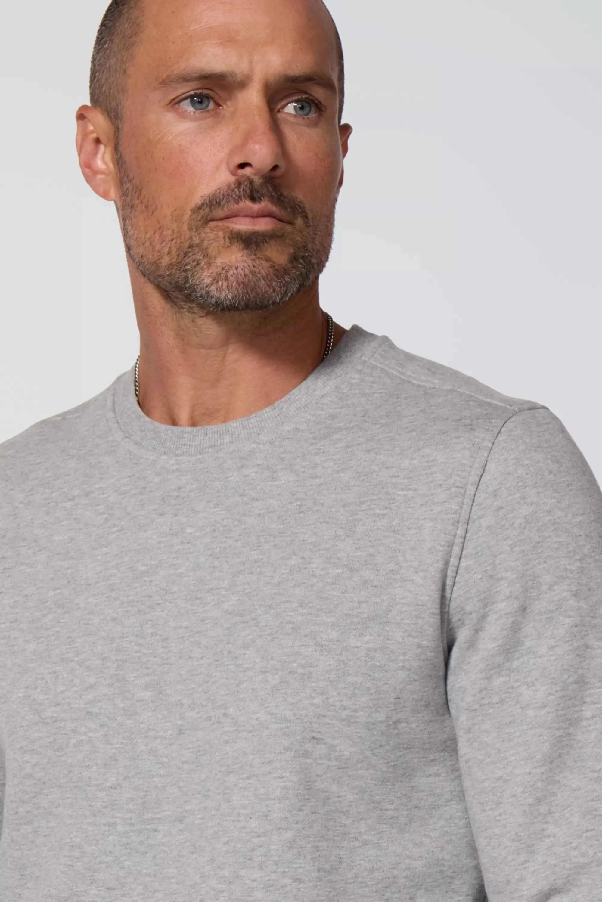 Comfort Men's Fleece Sweatshirt - Htr Concrete sold by MPG product image thumbnail 5