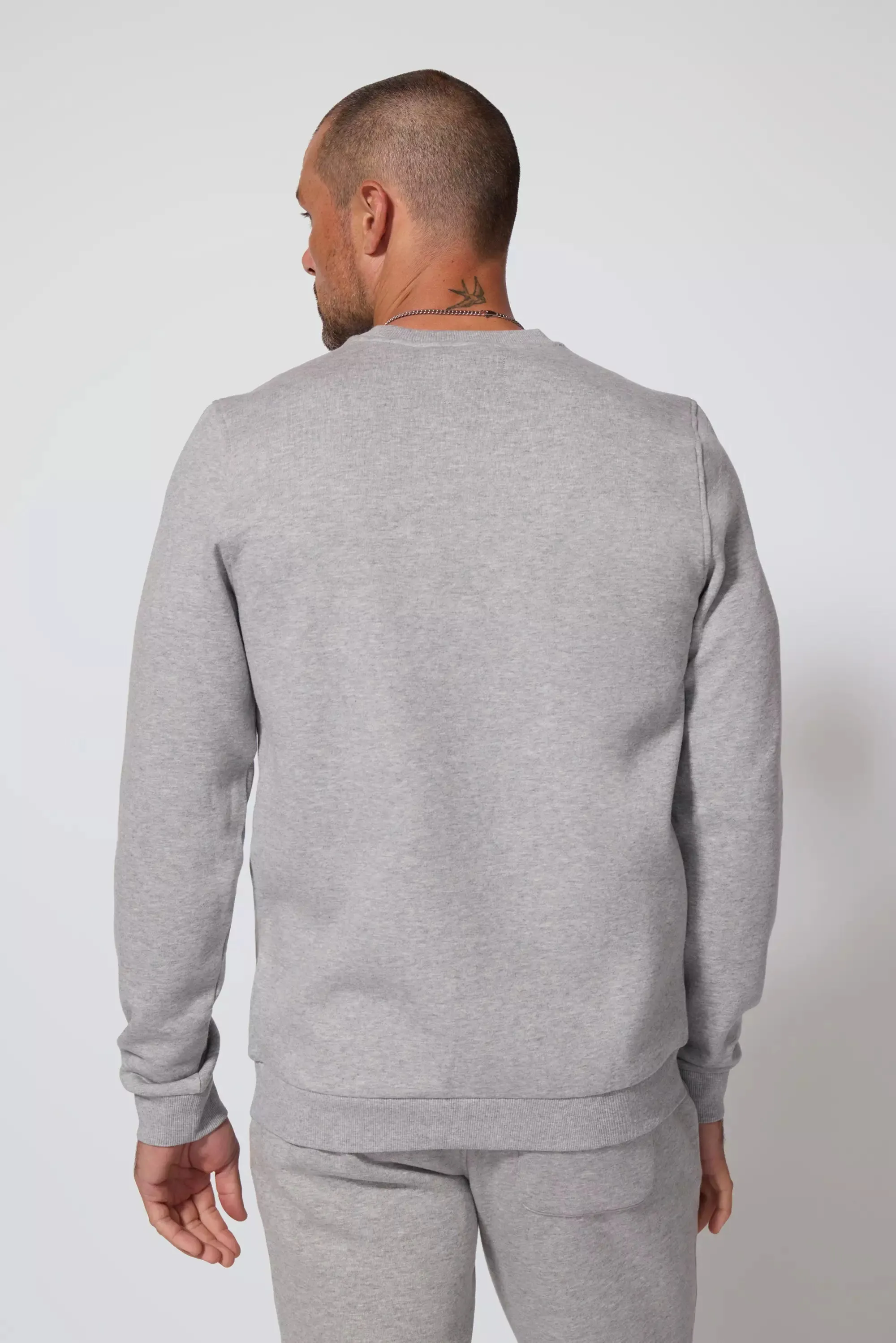Comfort Men's Fleece Sweatshirt - Htr Concrete sold by MPG product image thumbnail 3
