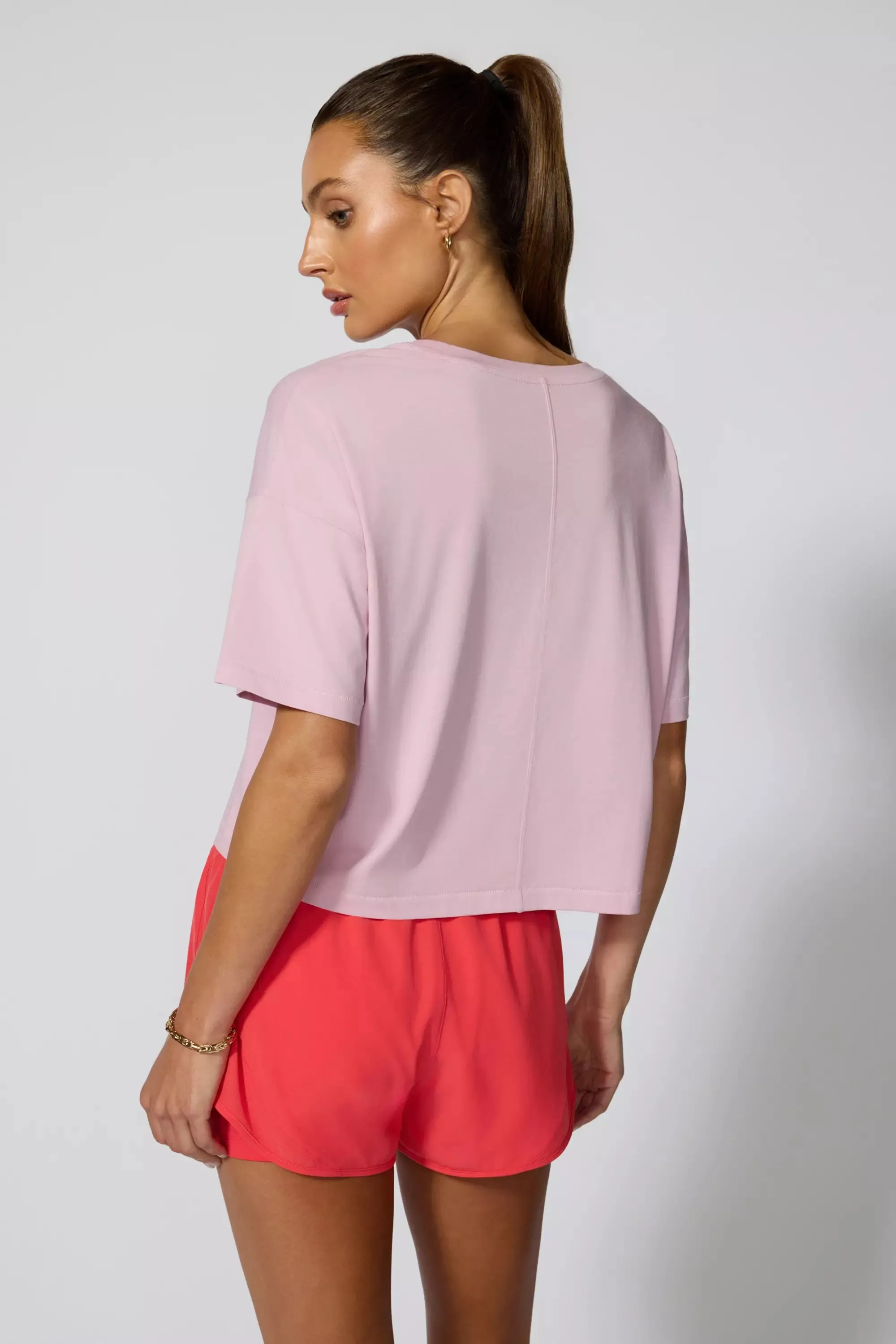 Pima Cotton Boyfriend Tee - Fragrant Lilac sold by MPG product image thumbnail 4