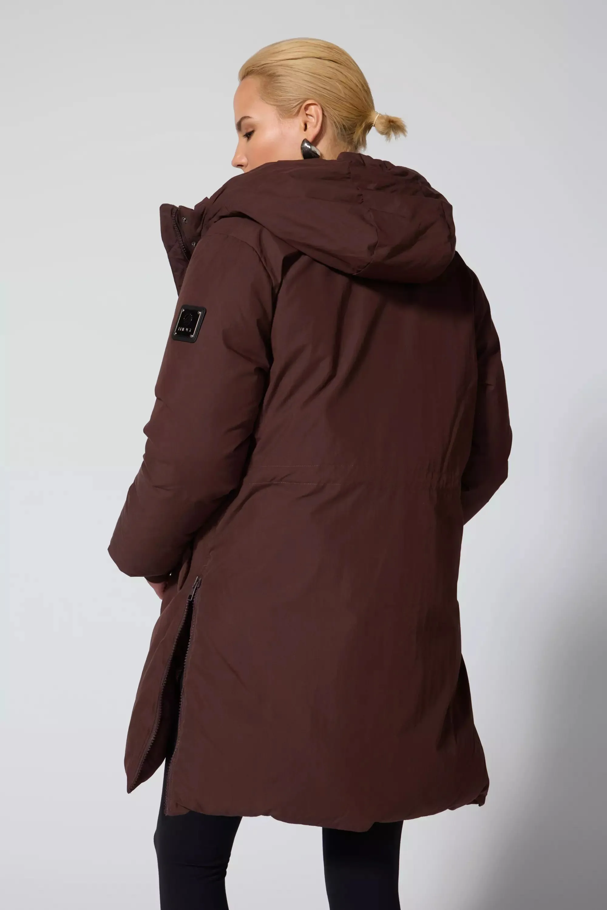 RDS Down Midi Puffer - Chocolate Brown sold by MPG product image thumbnail 4