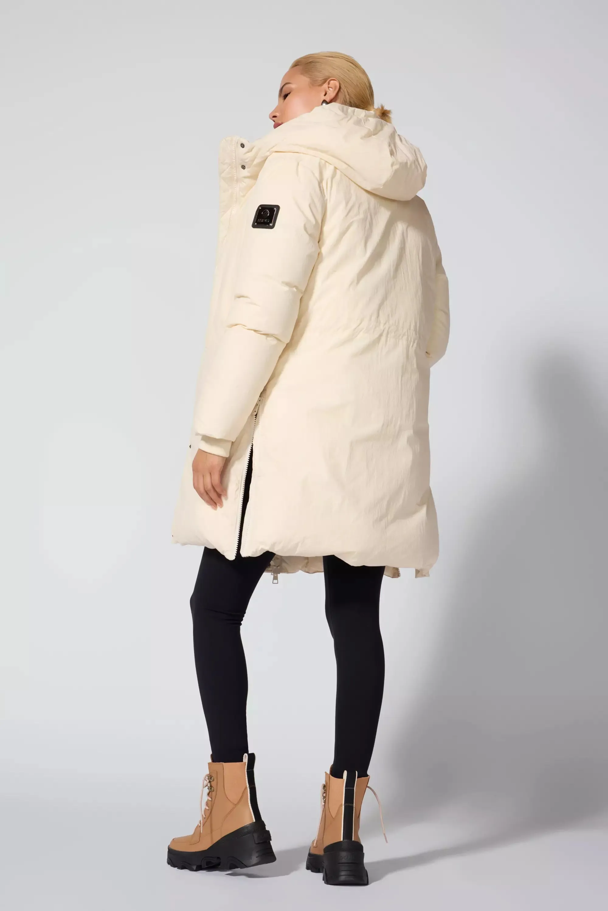 RDS Down Midi Puffer - Winter White sold by MPG product image thumbnail 2
