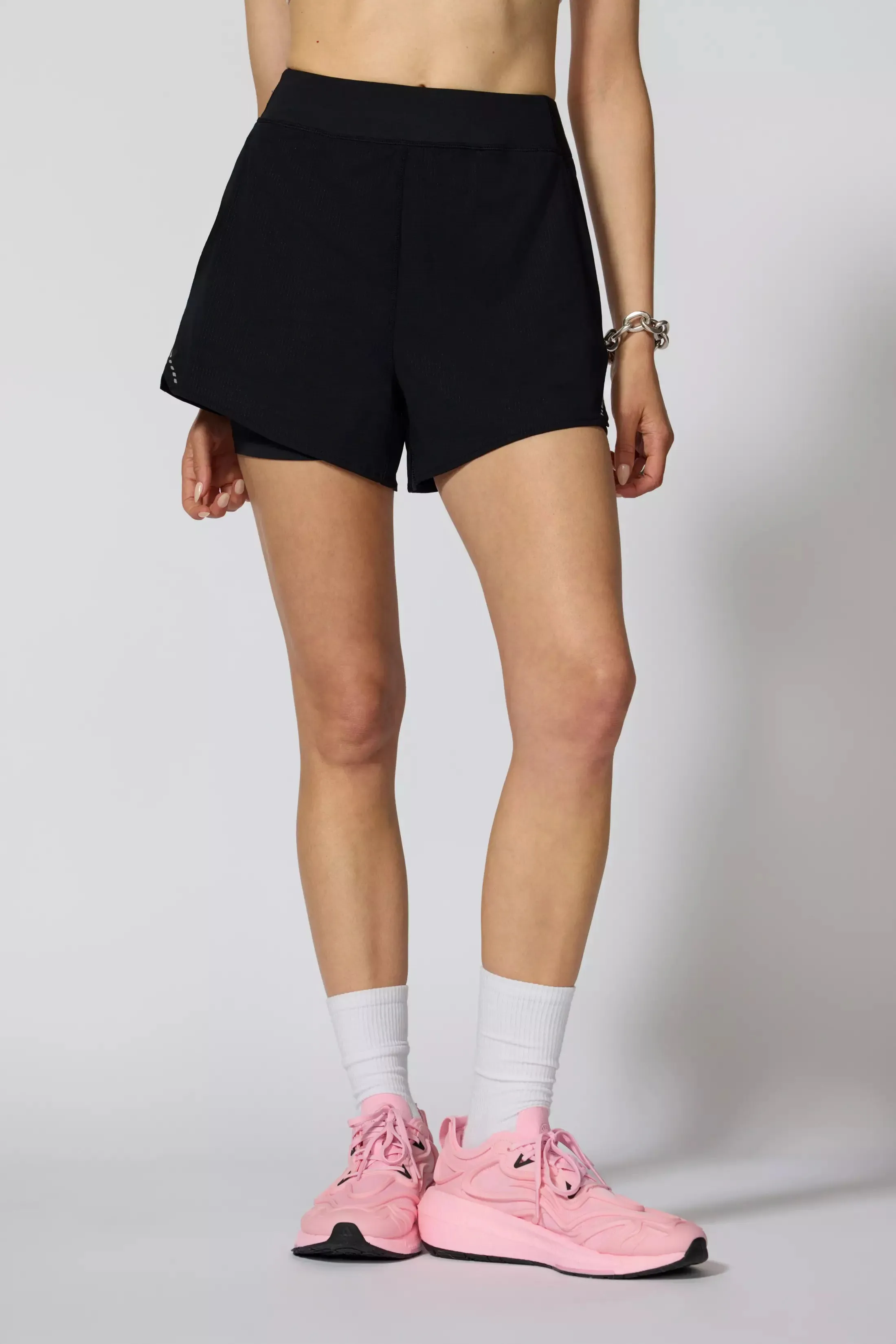 Glide High Waisted Run Short - Black sold by MPG product image thumbnail 3