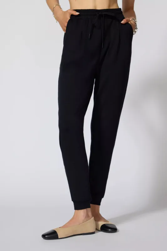 Modal Fleece Jogger - Black sold by MPG
