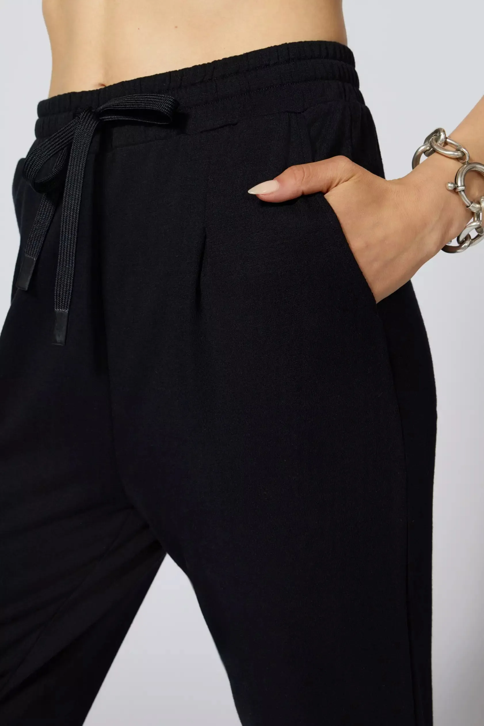 Modal Fleece Jogger - Black sold by MPG product image thumbnail 5