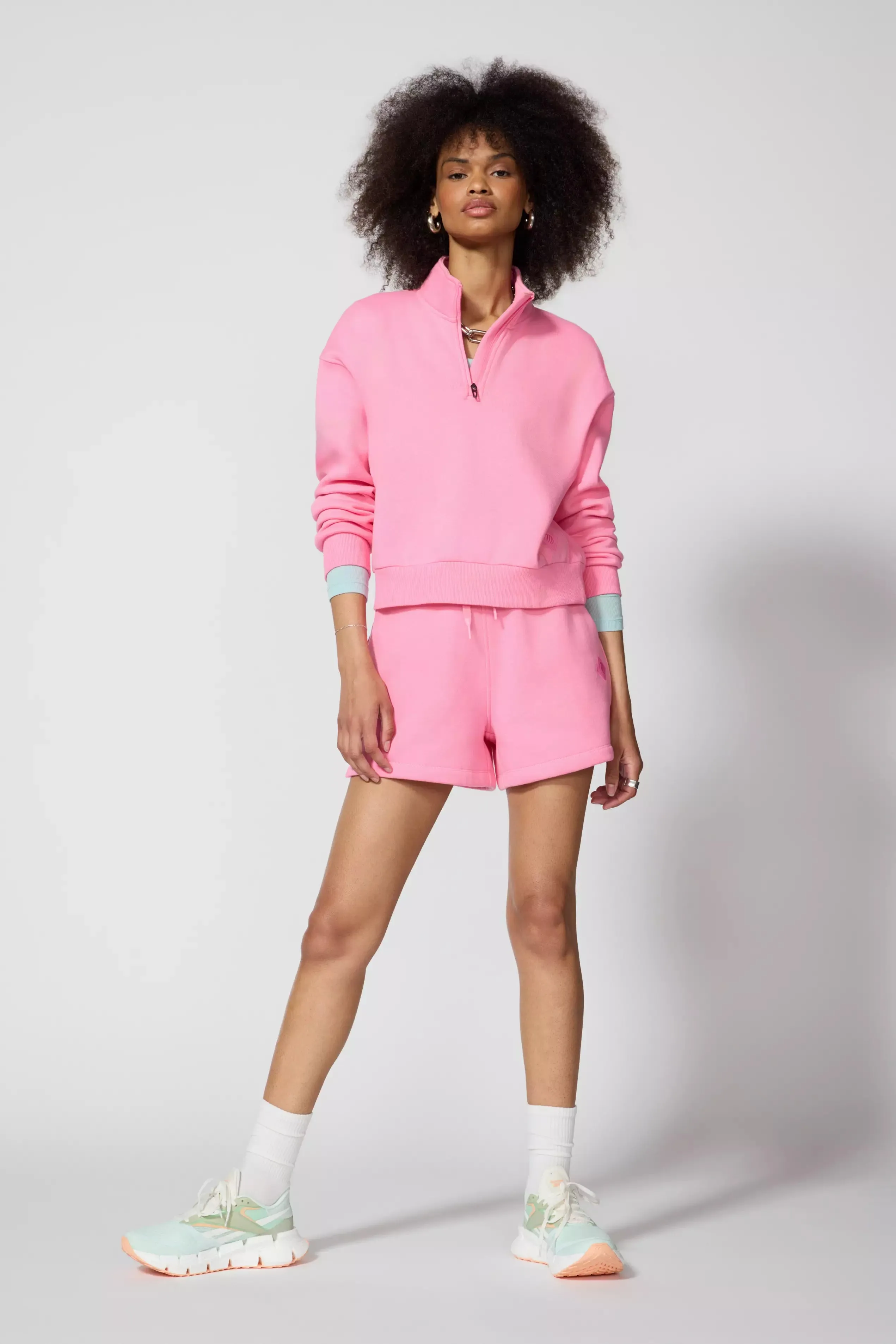 Comfort Fleece 1/4 Zip - Sachet Pink sold by MPG product image thumbnail 2