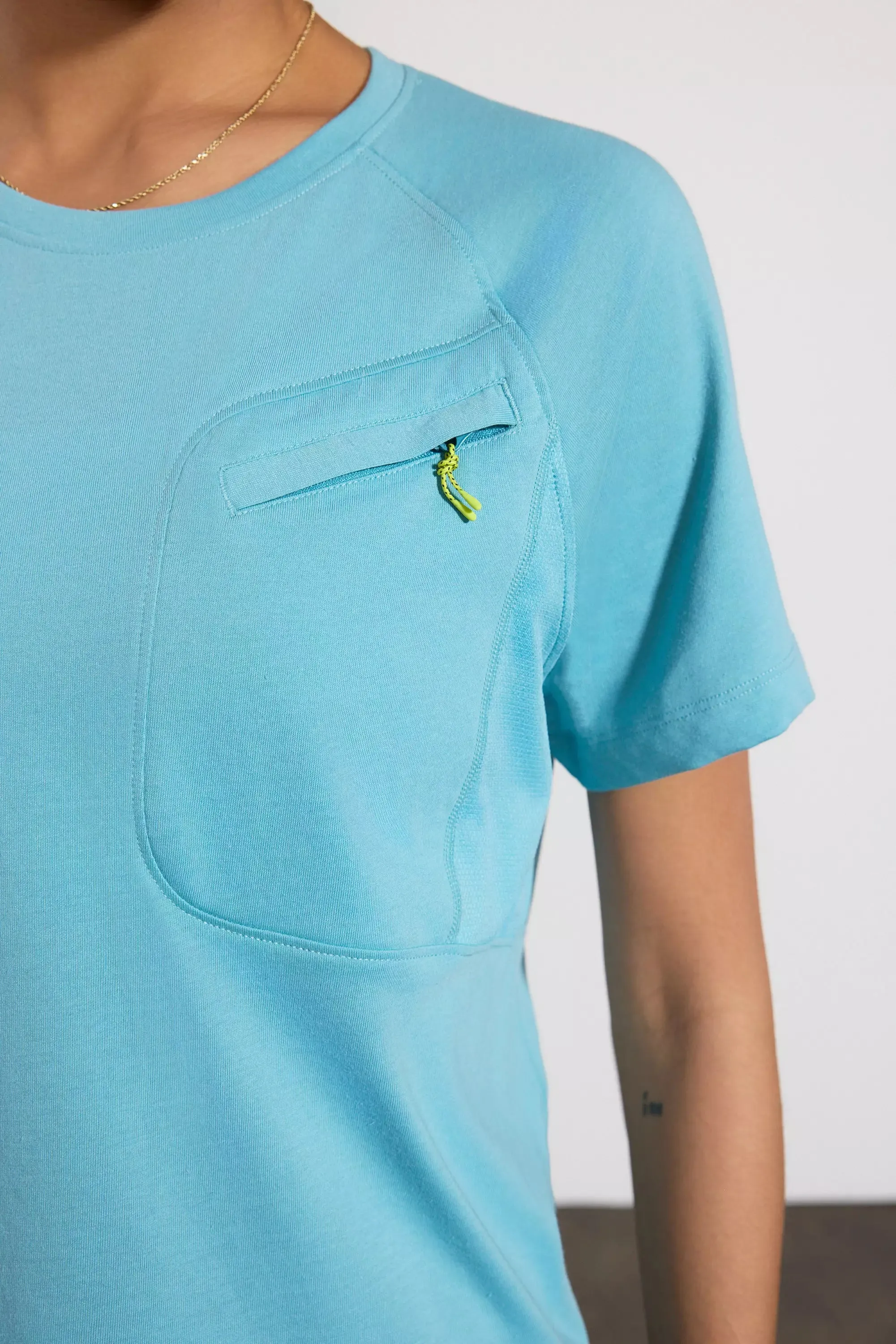 Achieve Pocket Tee with Mesh Panel - Reef Waters sold by MPG product image thumbnail 4