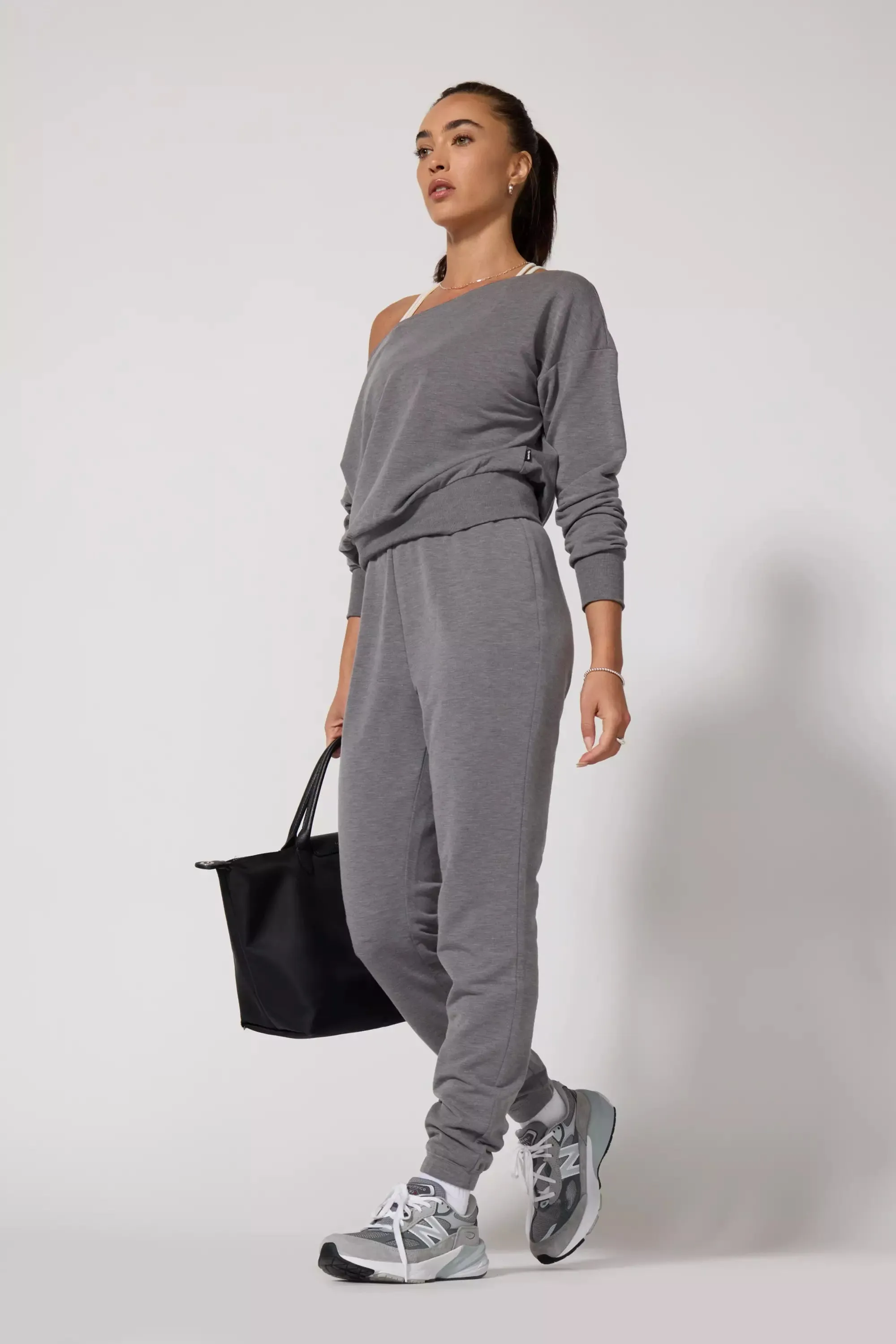 Cozy Fleece Slim Jogger - Htr Steel Grey sold by MPG product image thumbnail 2