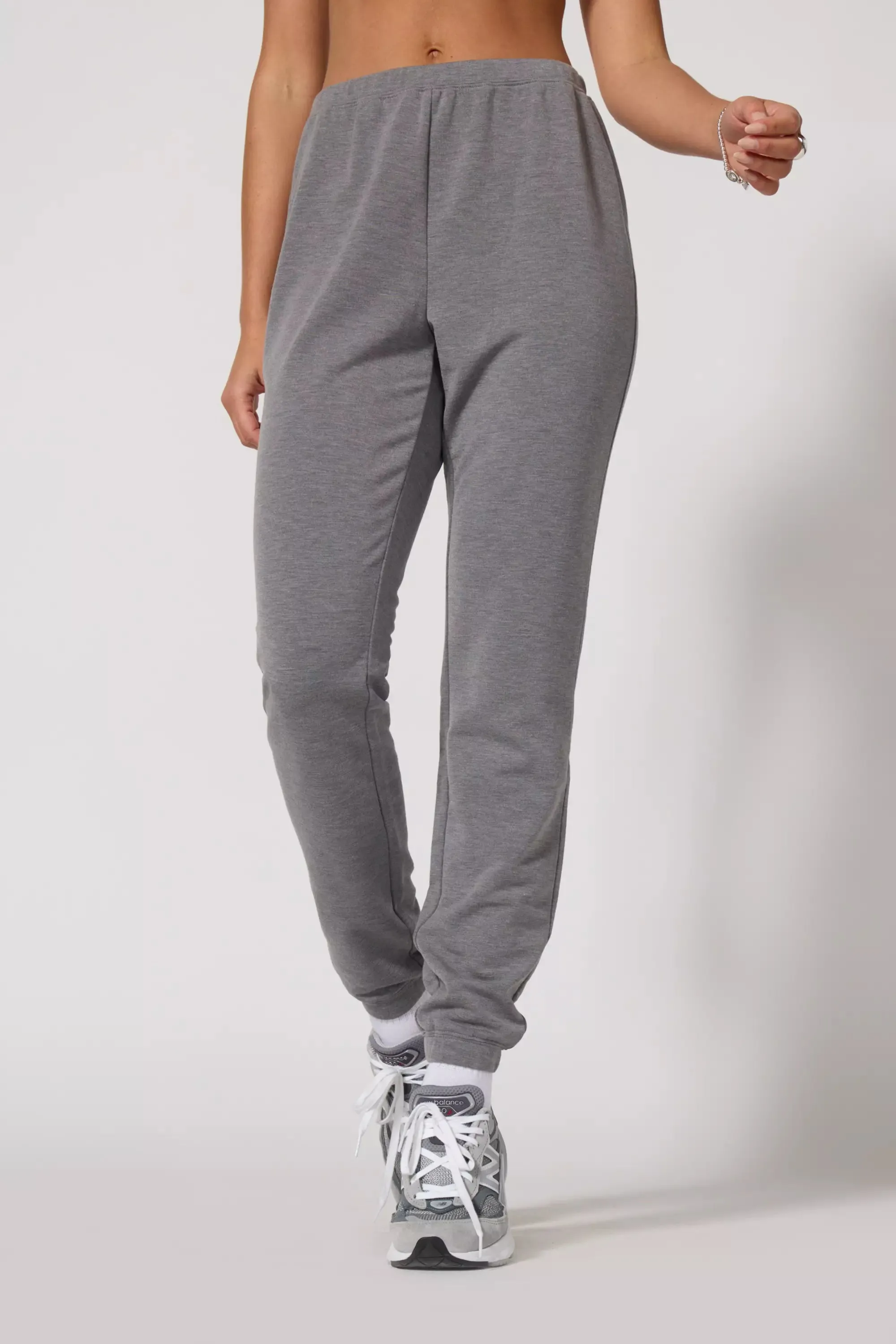 Cozy Fleece Slim Jogger - Htr Steel Grey sold by MPG product image thumbnail 4