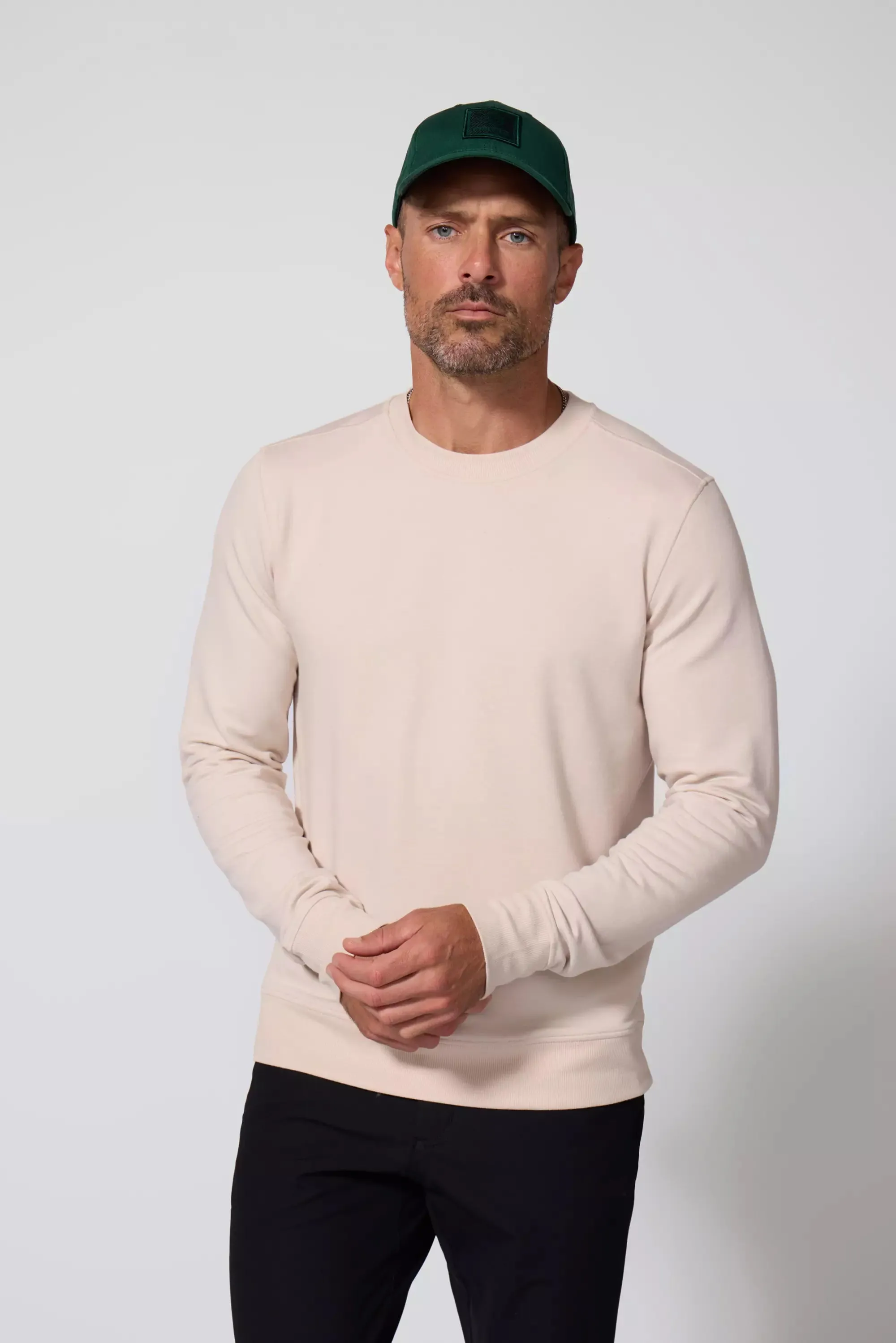 Men's Cozy Fleece Pullover - Stone sold by MPG product image thumbnail 5