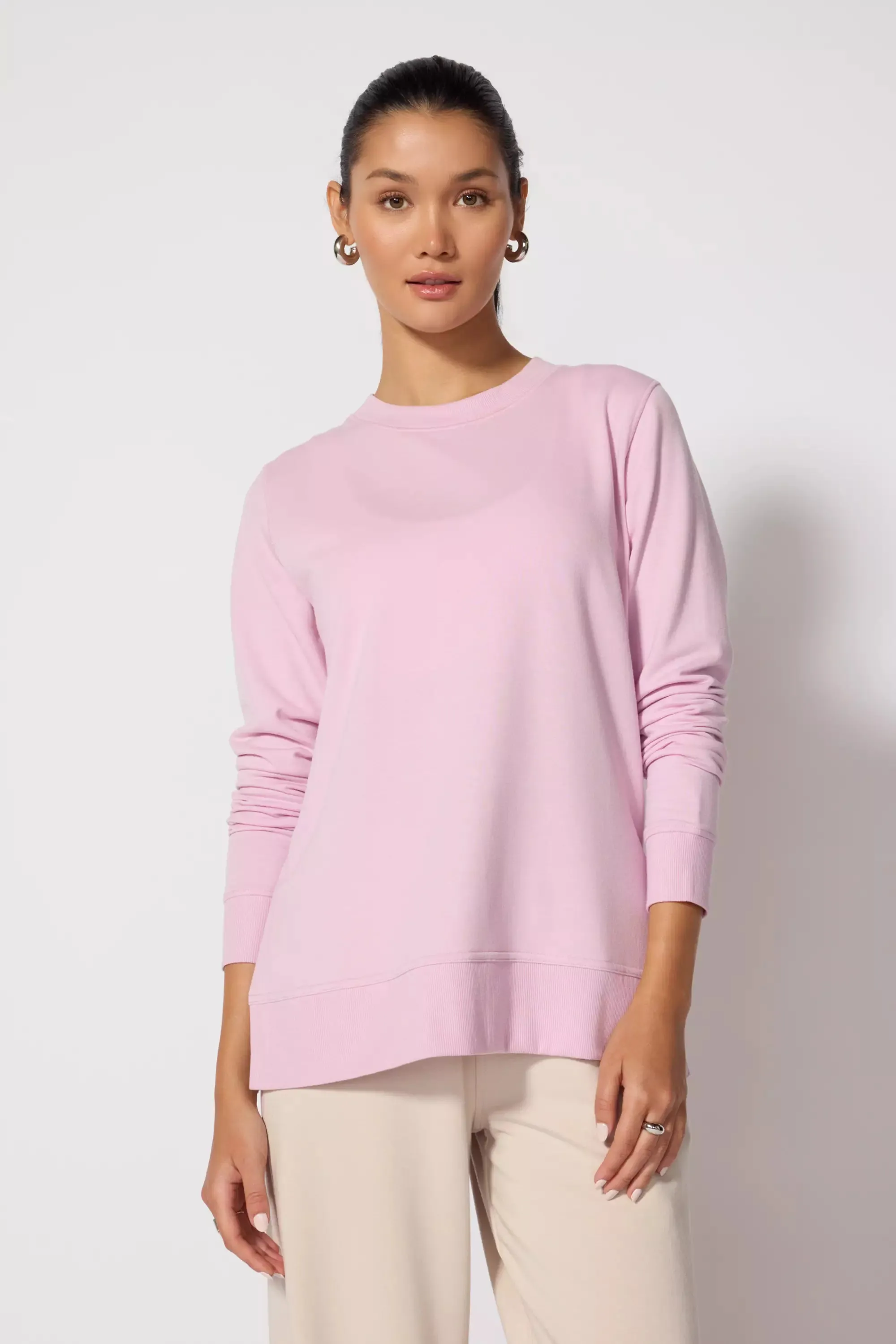 Cozy Fleece Relaxed Pullover - Fragrant Lilac sold by MPG product image thumbnail 2