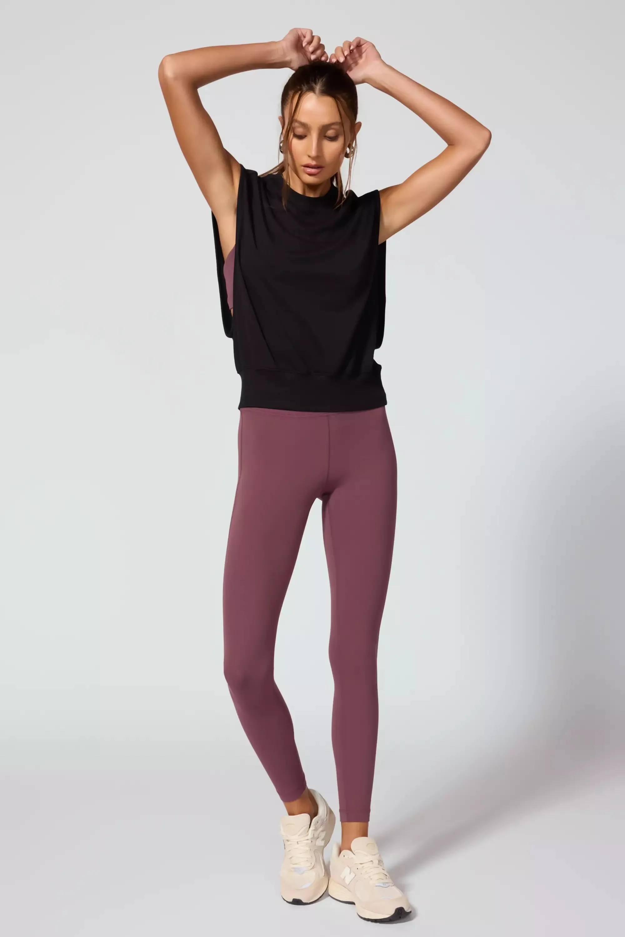 Cozy Fleece Relaxed Tank - Black sold by MPG product image thumbnail 2