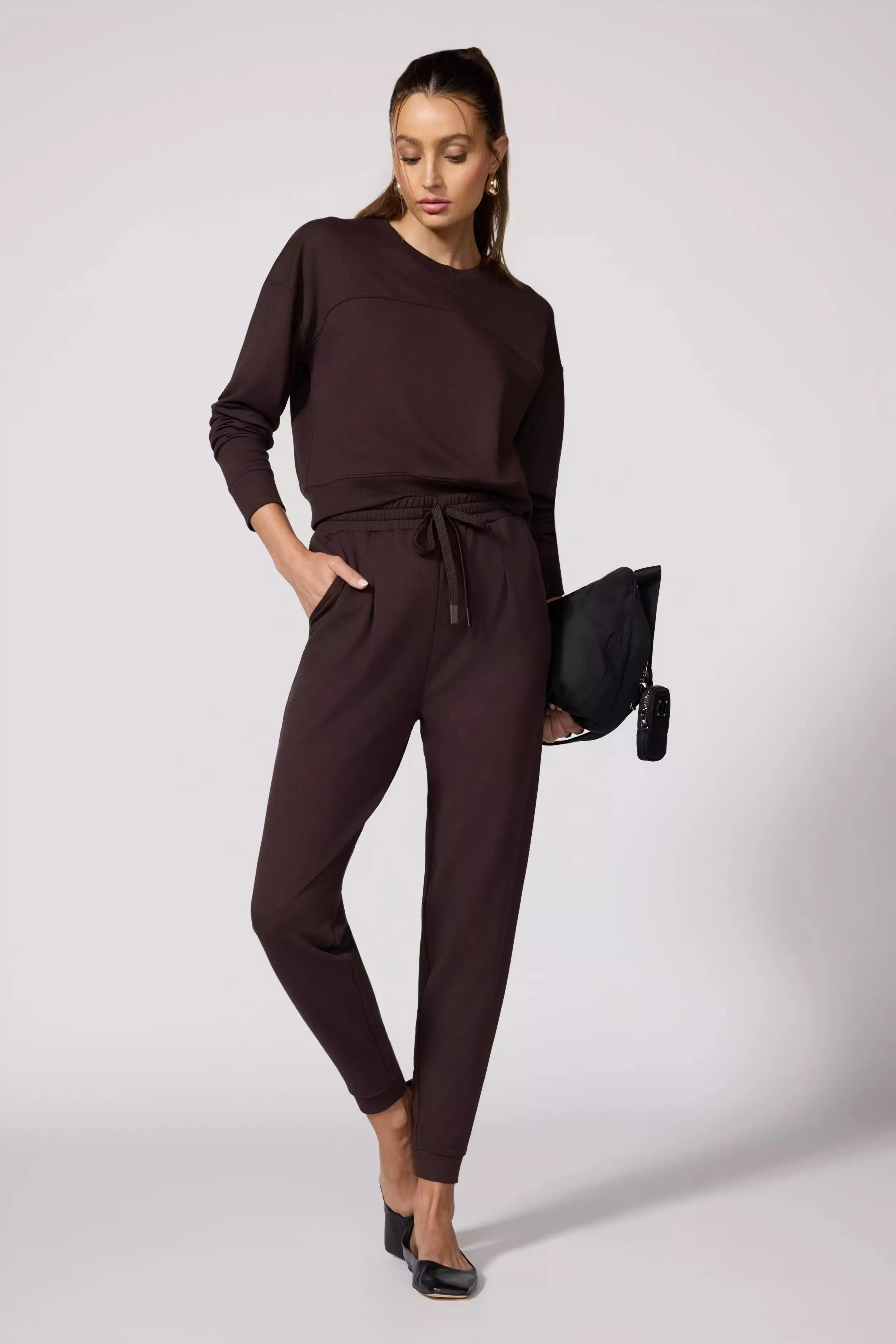 Cozy Fleece Pullover - Chocolate Brown sold by MPG product image thumbnail 2