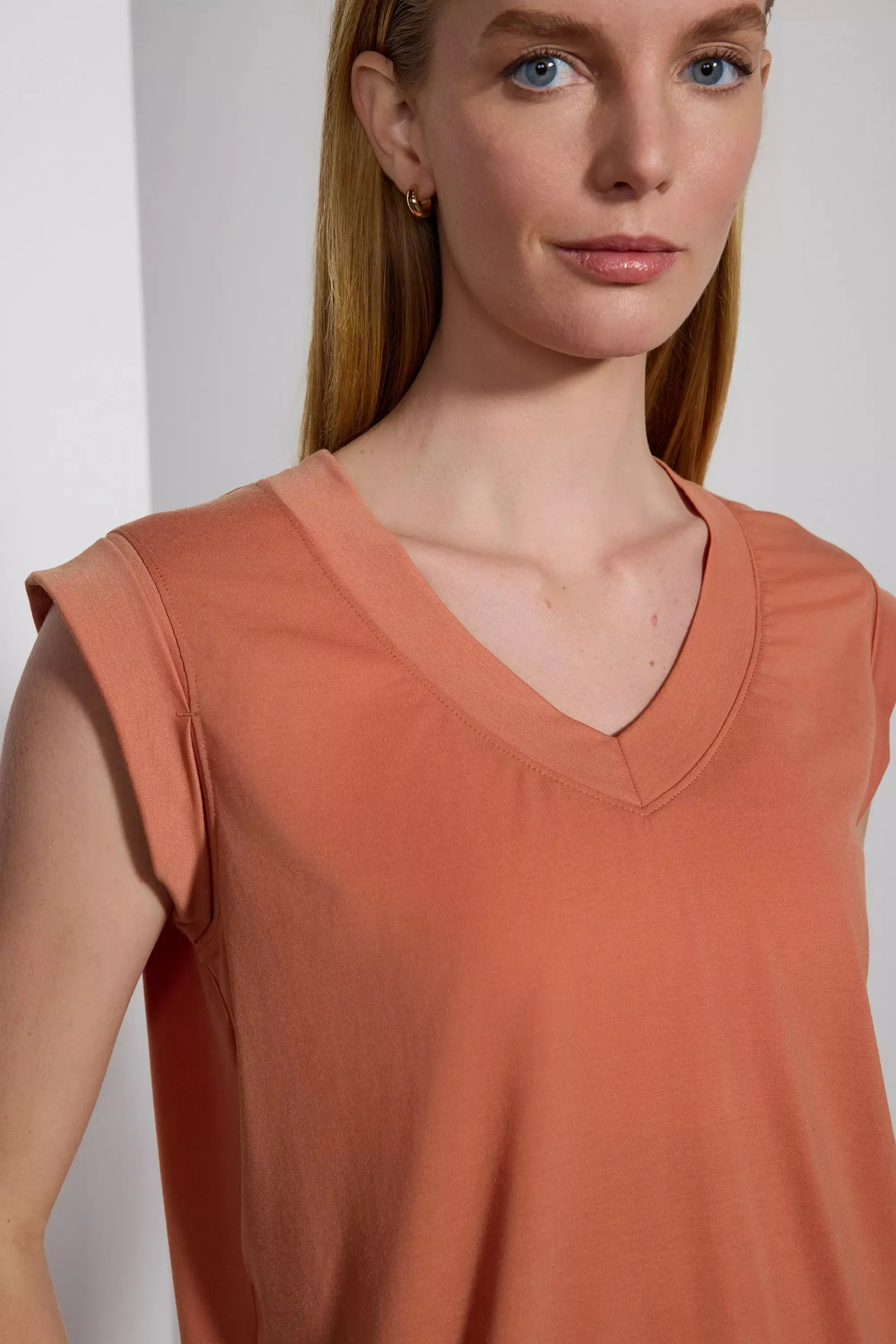 Performance Knit V-Neck Tee - Sunburn sold by MPG product image thumbnail 4