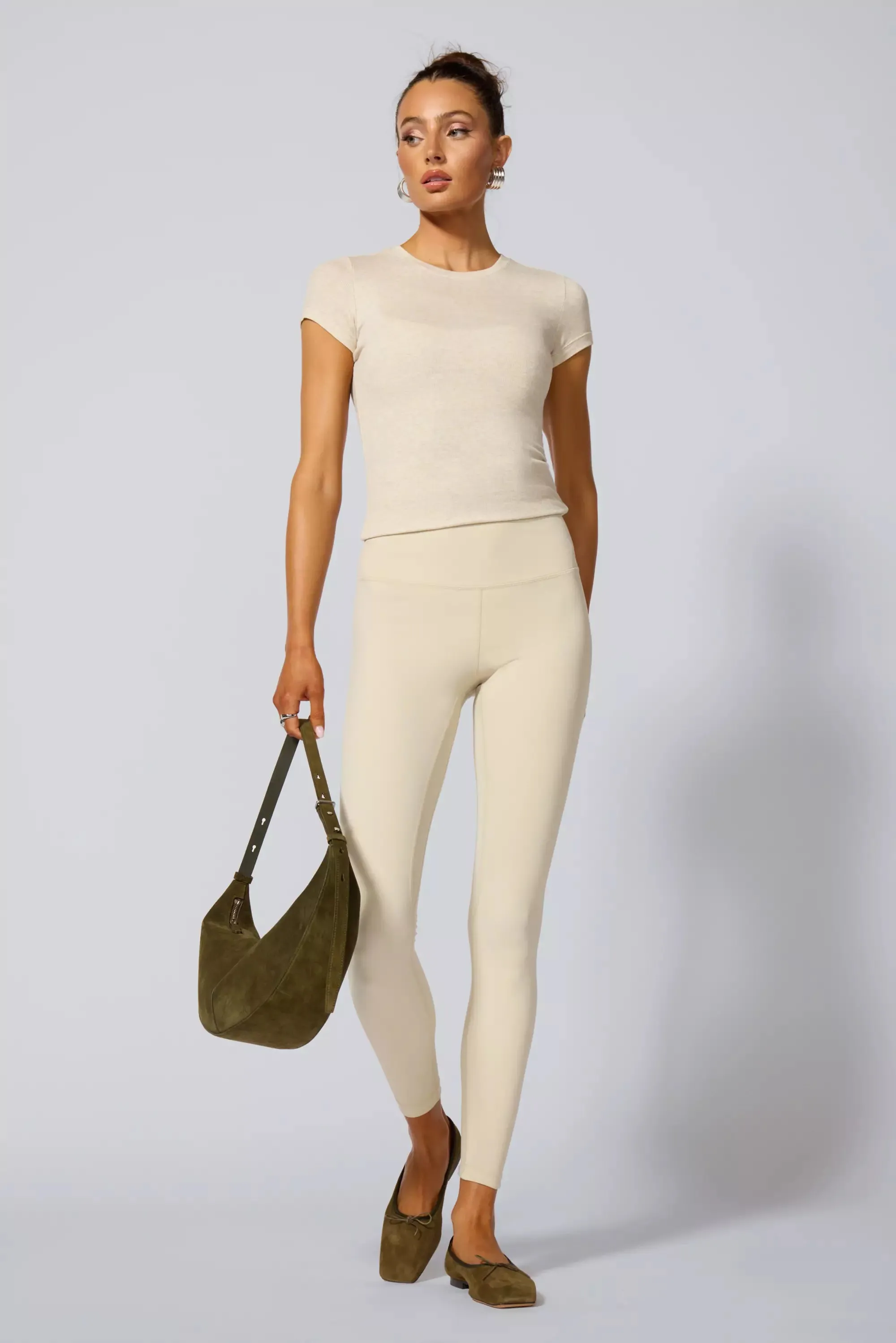 Sculpt Legging - Brown Rice sold by MPG