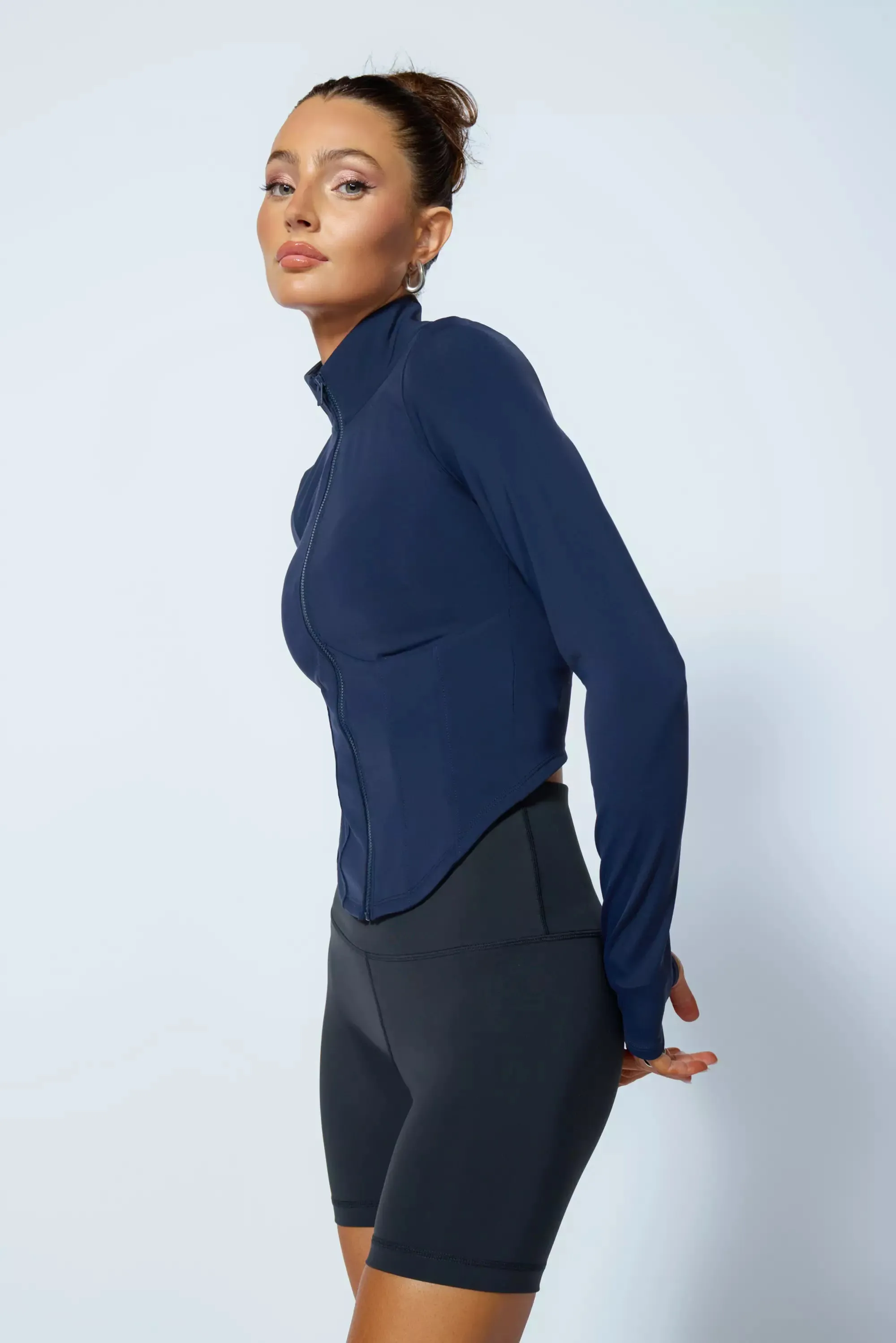 Sculpt Corset Full Zip - Navy Blazer sold by MPG product image thumbnail 4