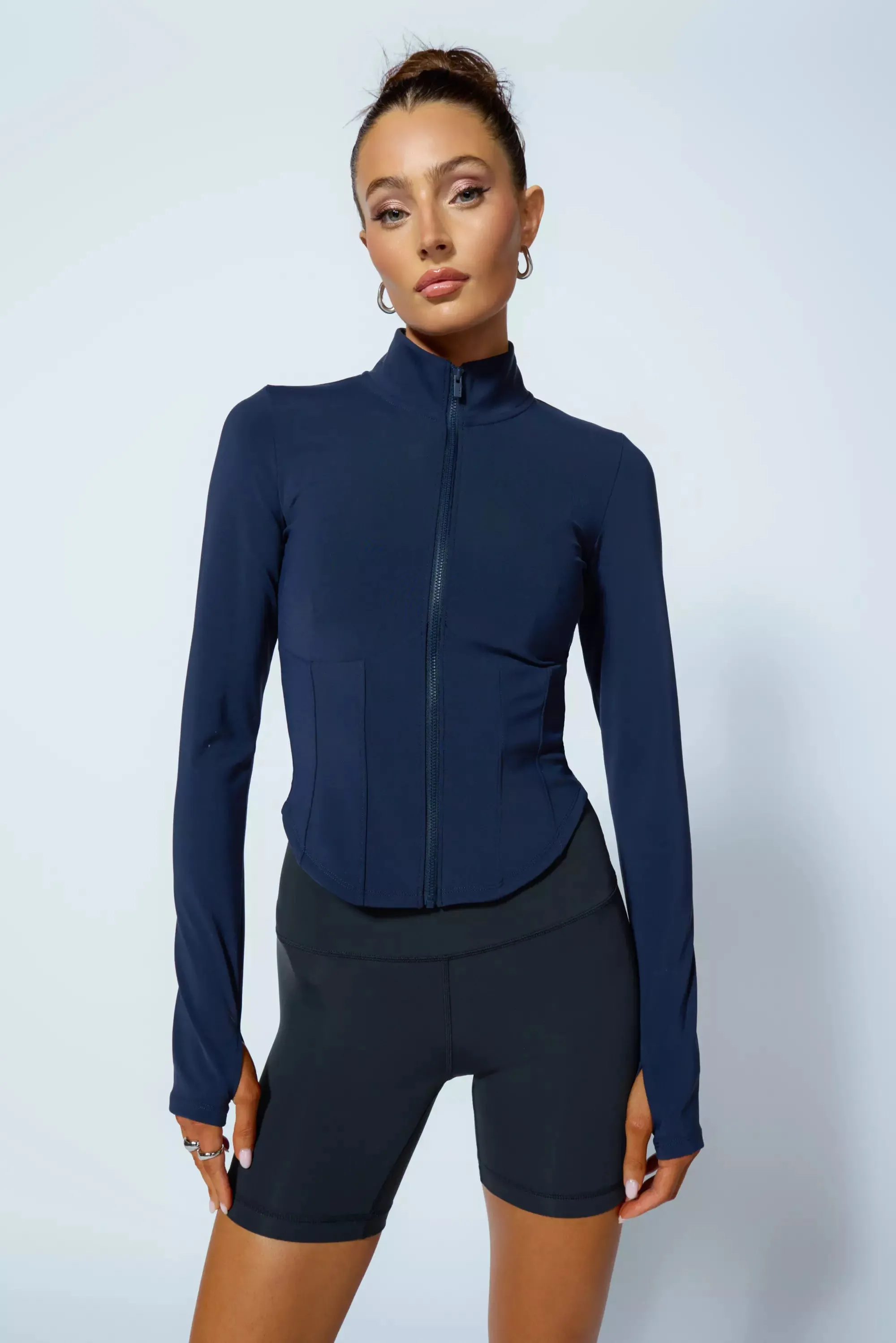 Sculpt Corset Full Zip - Navy Blazer sold by MPG product image thumbnail 3