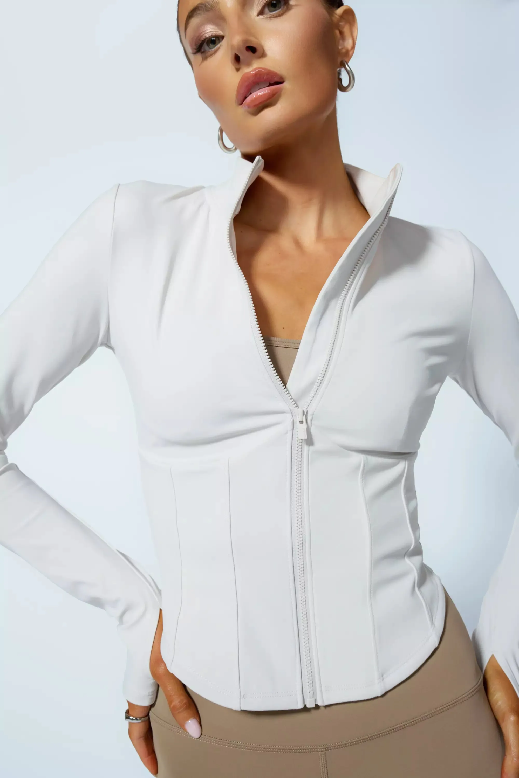 Sculpt Corset Full Zip - Moonbeam sold by MPG product image thumbnail 2