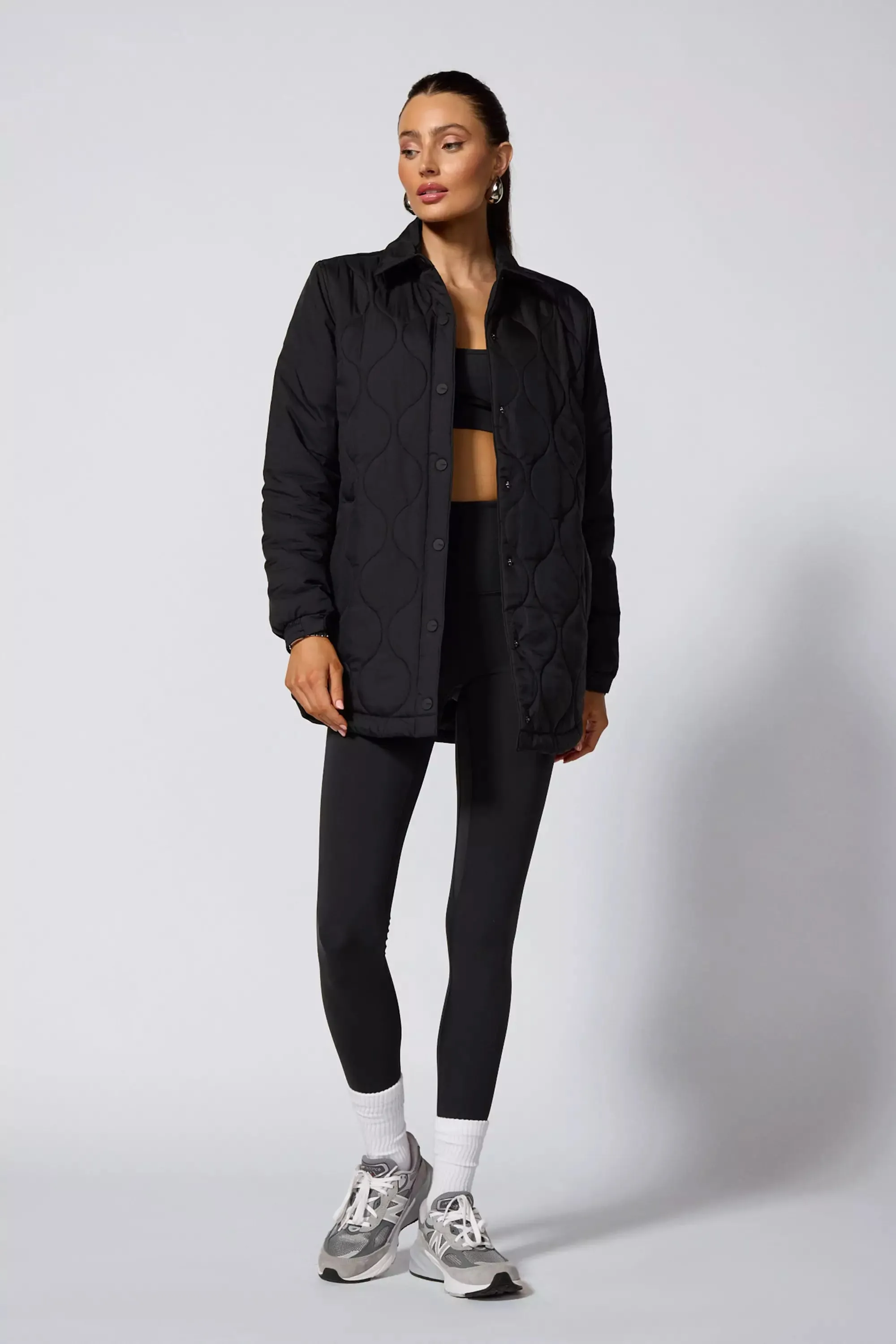 Fascinate Shirt Jacket - Black sold by MPG product image thumbnail 2