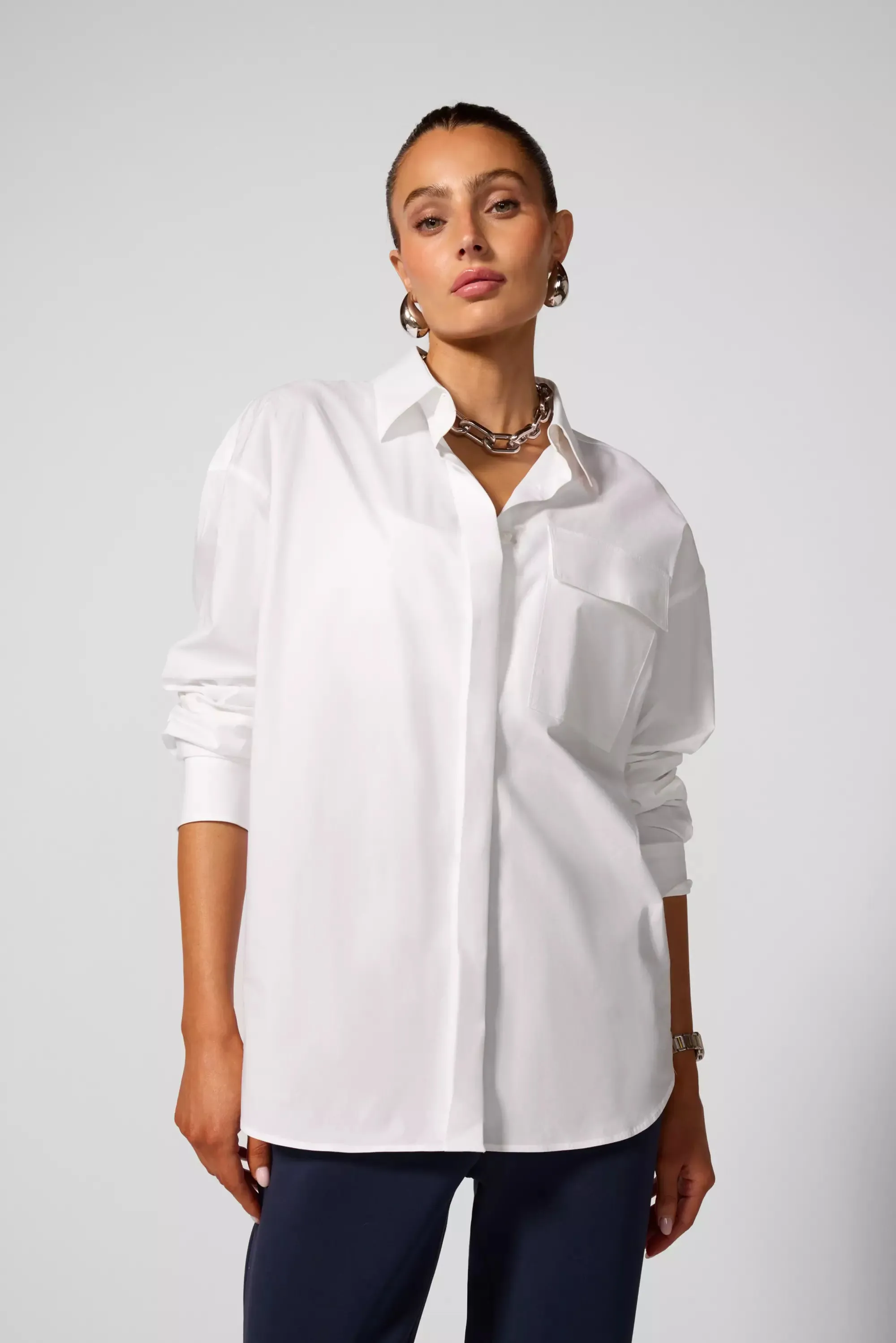 Button Up Shirt - Brilliant White sold by MPG product image thumbnail 2