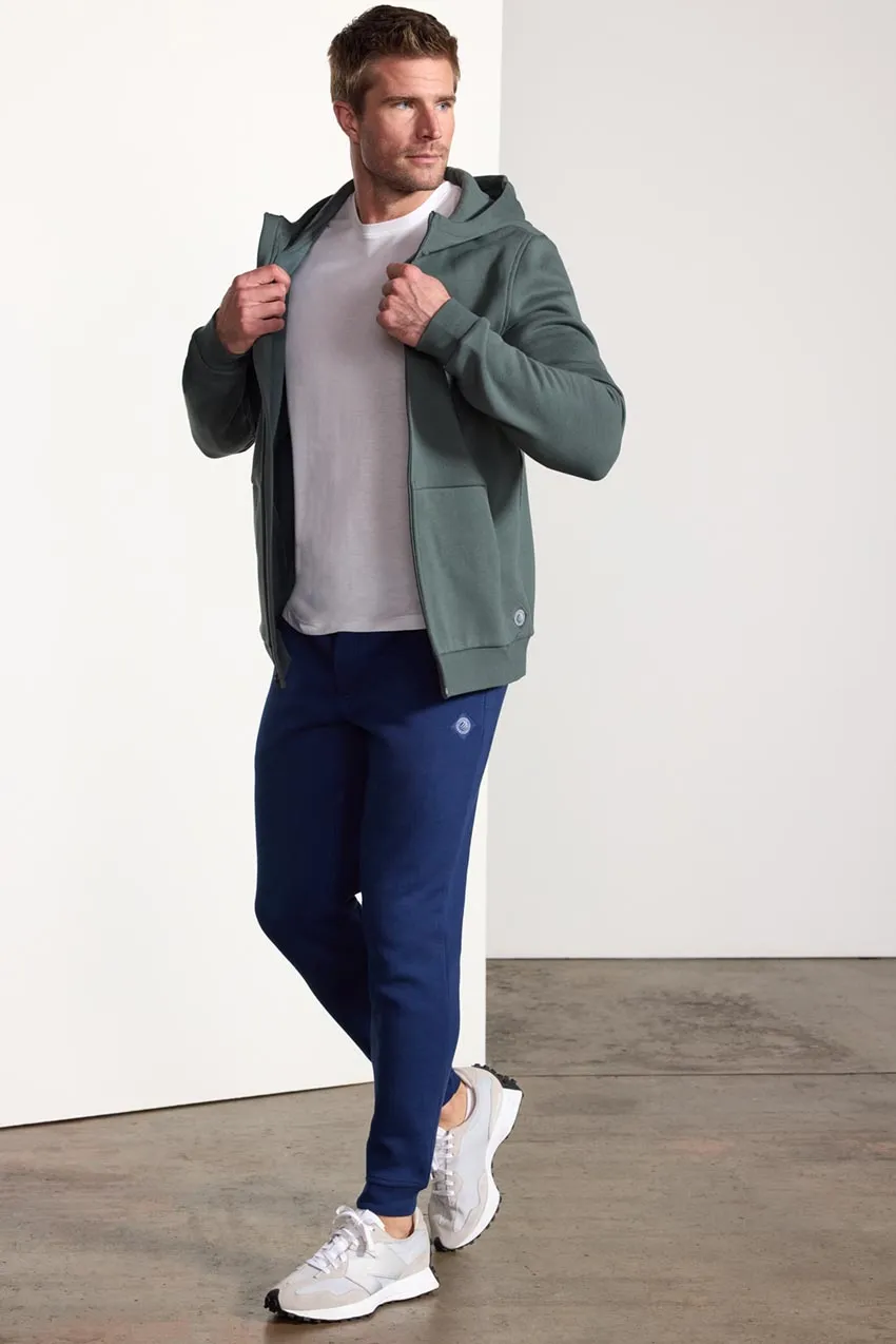 Comfort Men's Fleece Zip-Up Hoodie - Bay Leaf sold by MPG product image thumbnail 2