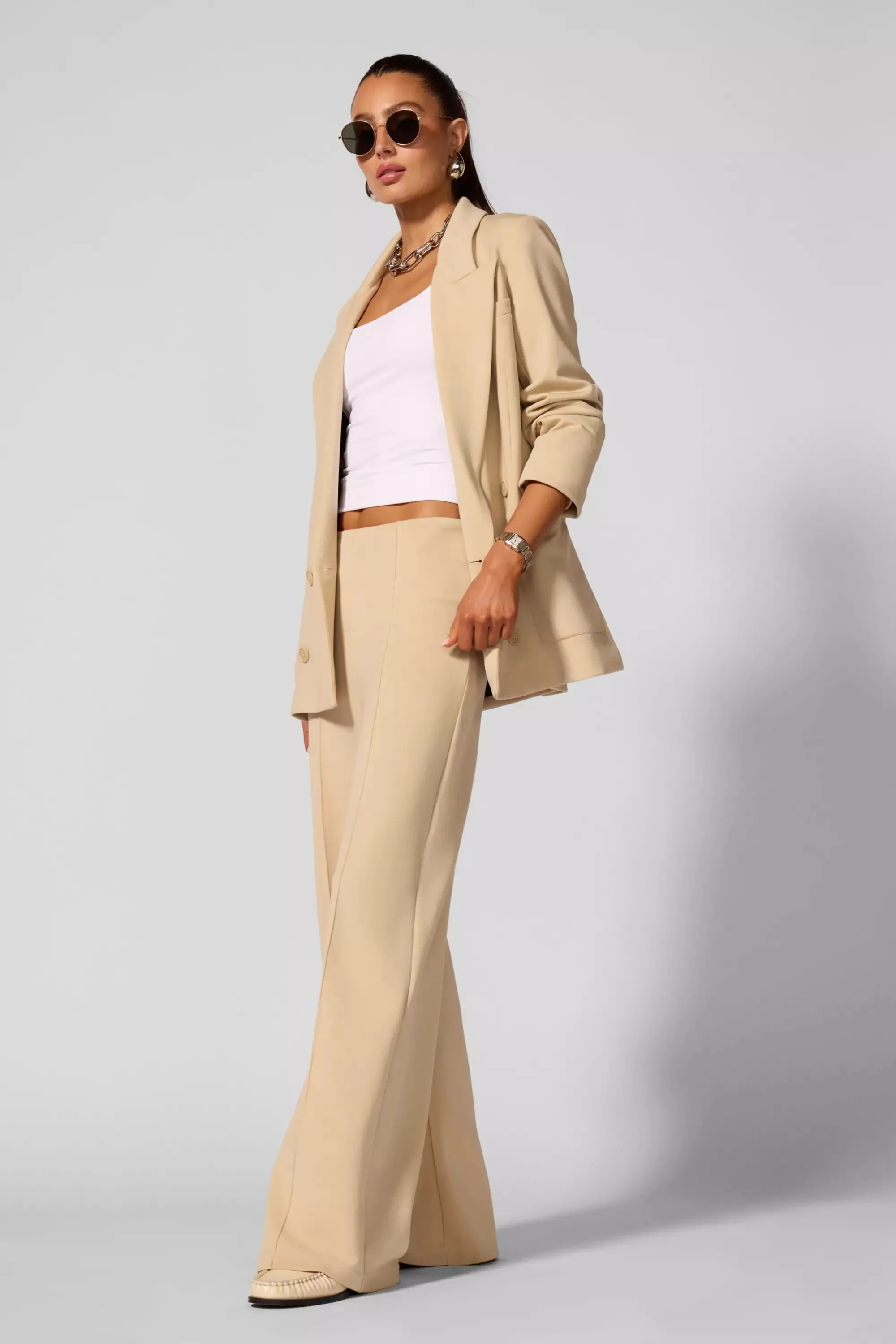 Wide Leg Pant - Brown Rice sold by MPG