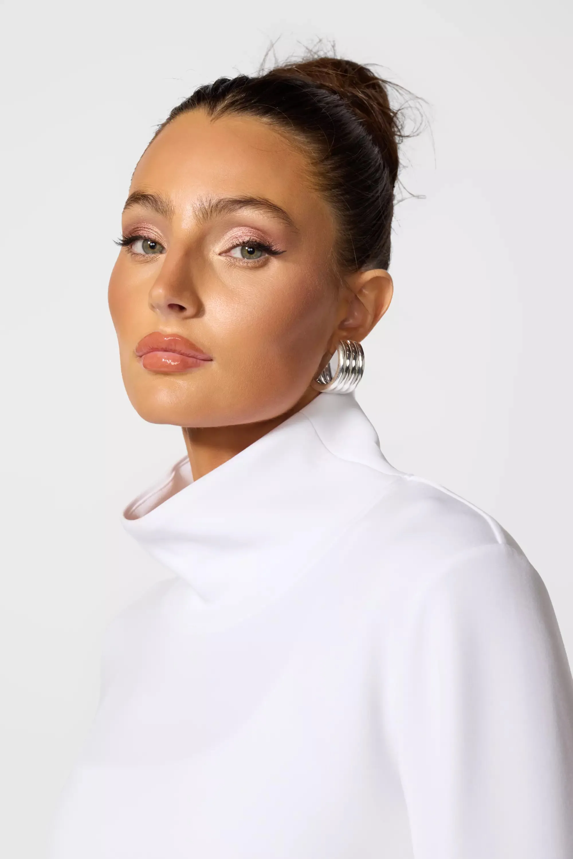 Dreamweave™ Mock Neck Sweatshirt - Brilliant White sold by MPG product image thumbnail 5