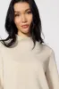 Dreamweave Mock Neck Sweatshirt - Htr Brown Rice sold by MPG