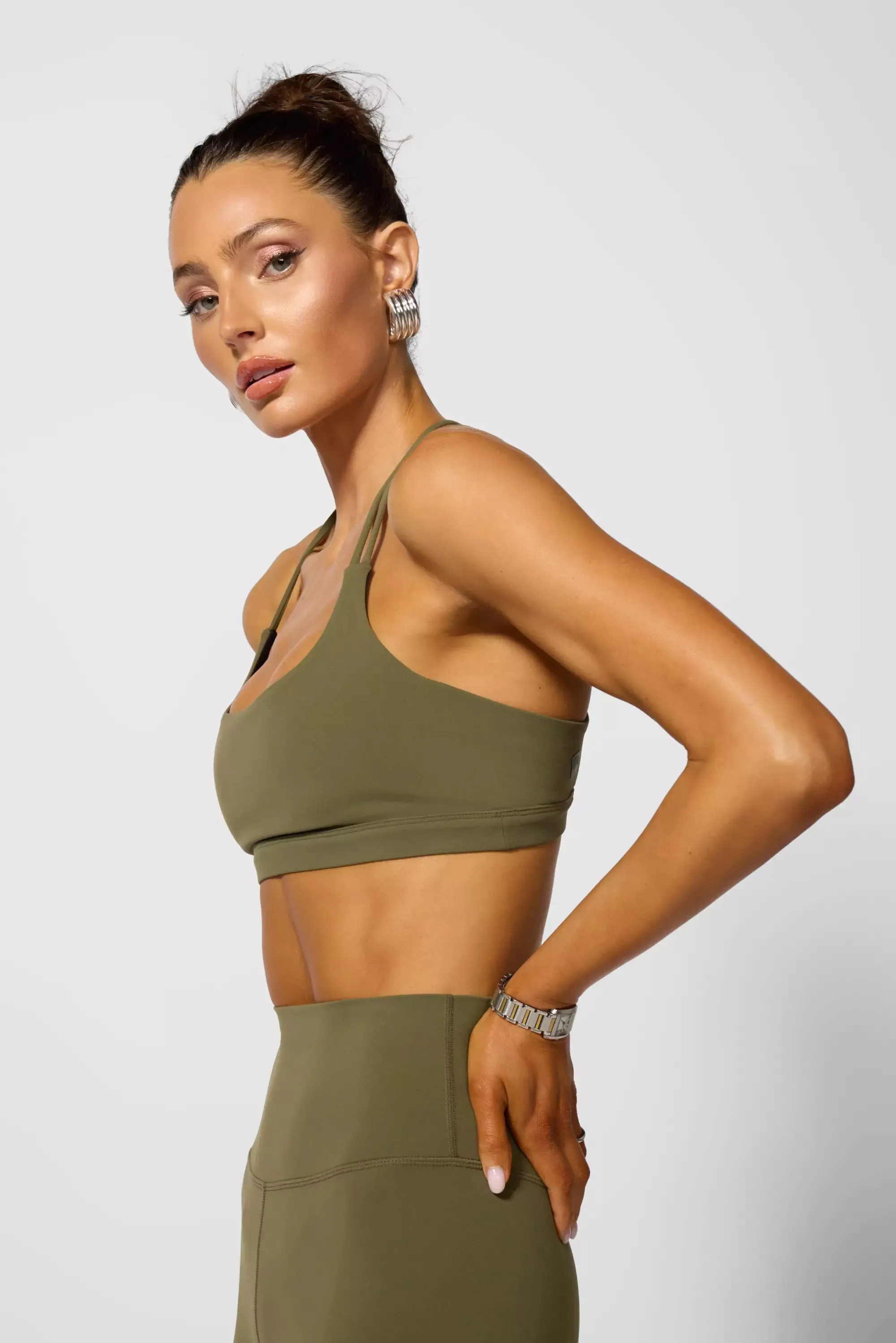 Cloud Strappy Bra - Ivy Green sold by MPG product image thumbnail 4