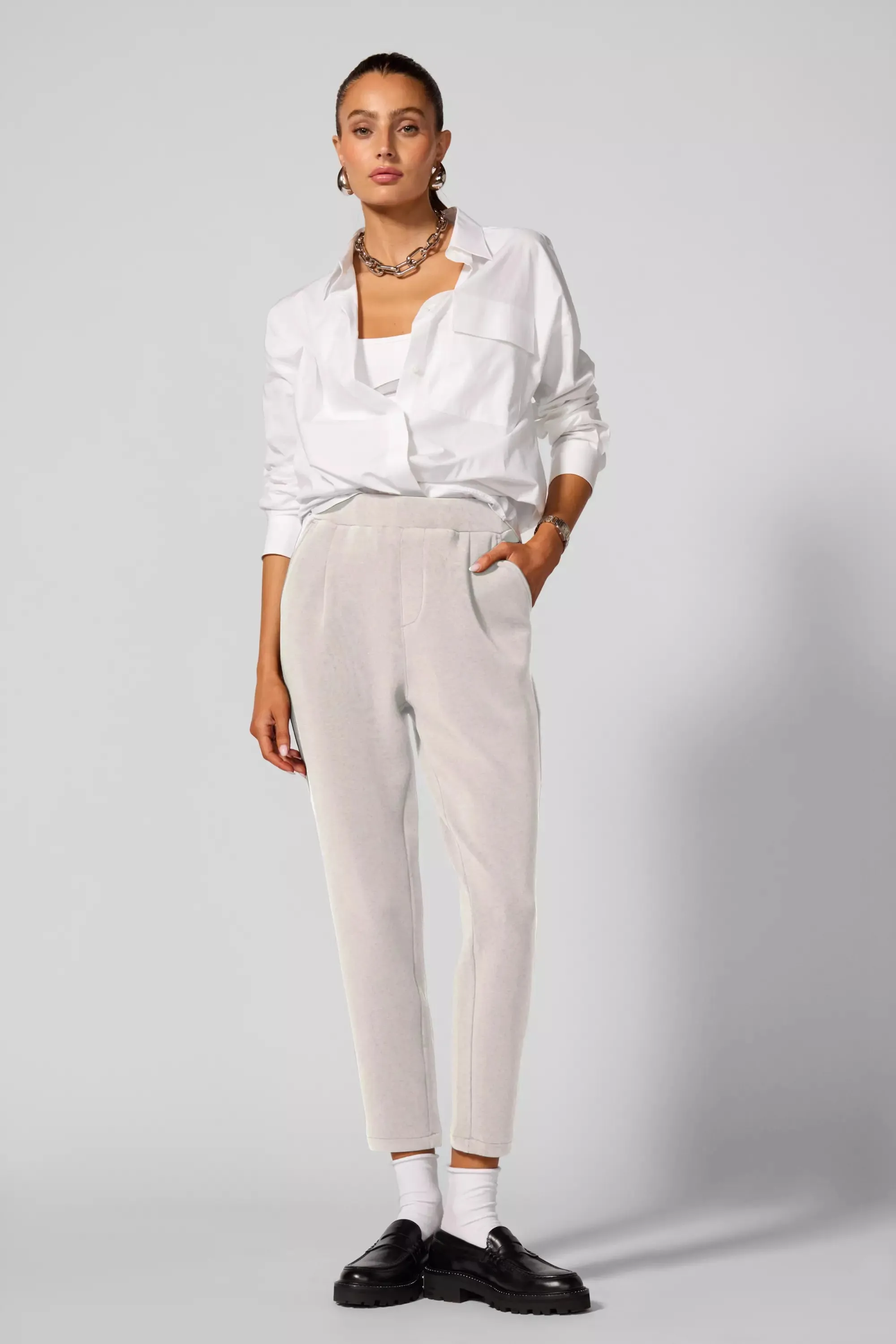 Dreamweave Sneaky Sweatpant - Htr Moonbeam sold by MPG