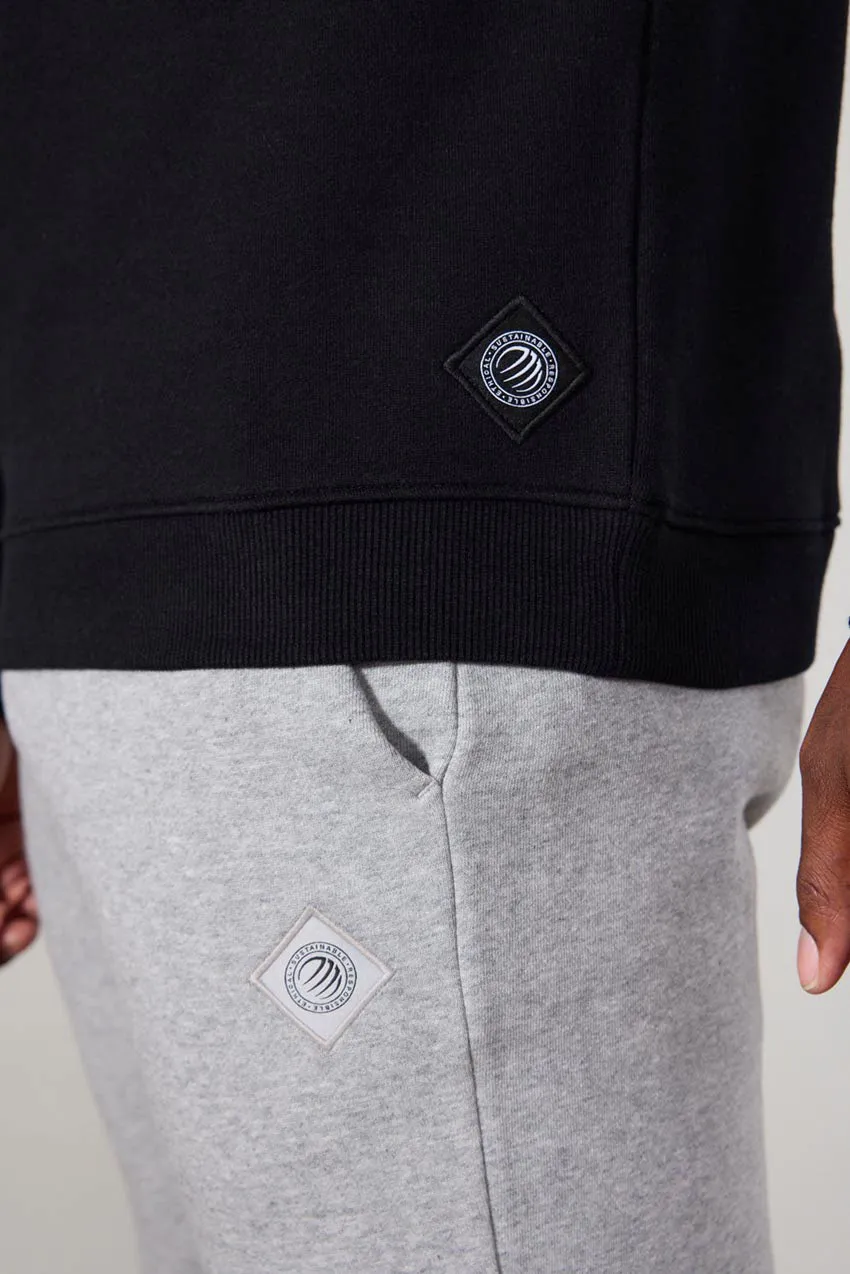 Comfort Men's Fleece Polo - Black sold by MPG product image thumbnail 5