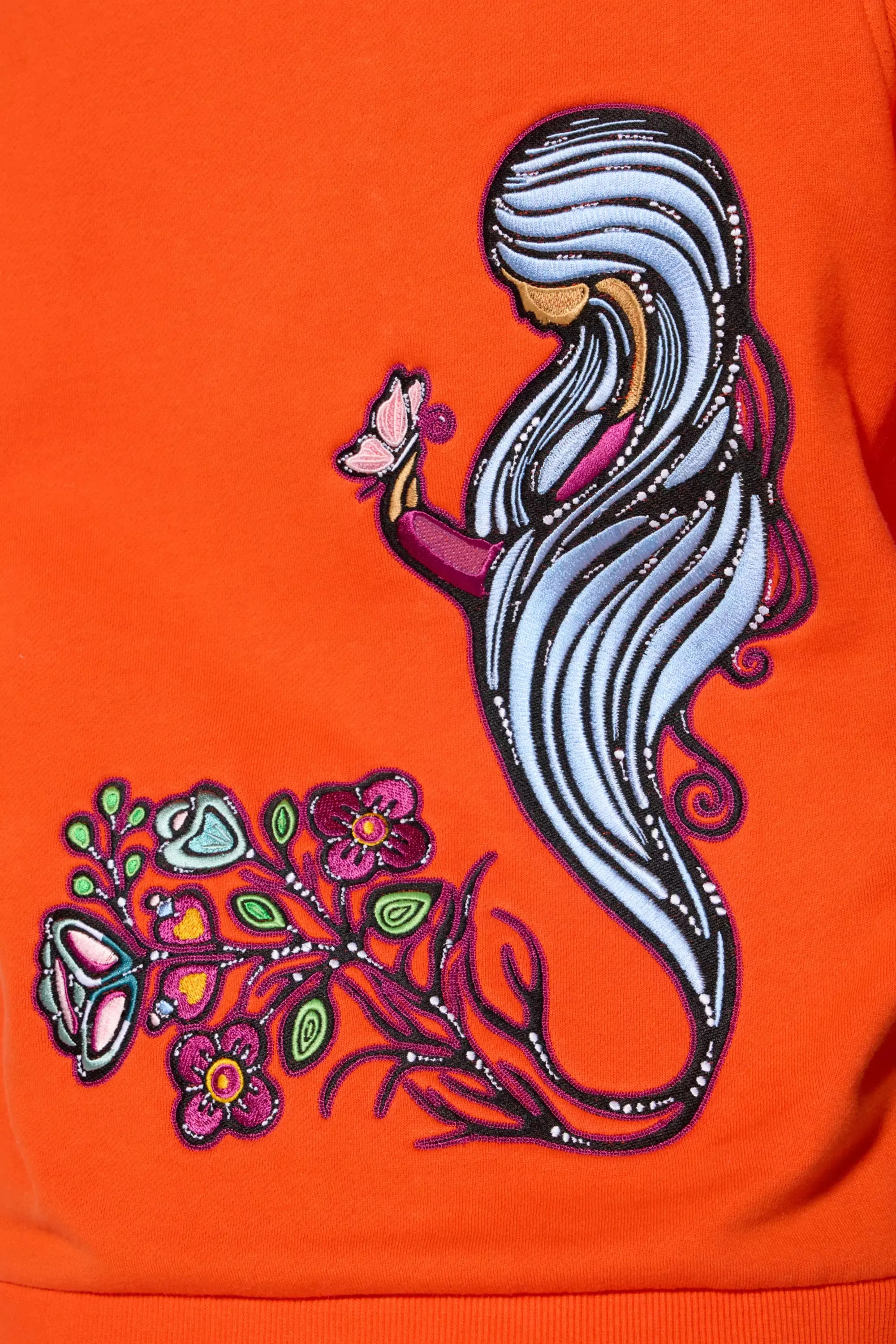 Luxefleece Embroidered Sweatshirt - Spicy Orange sold by MPG product image thumbnail 5