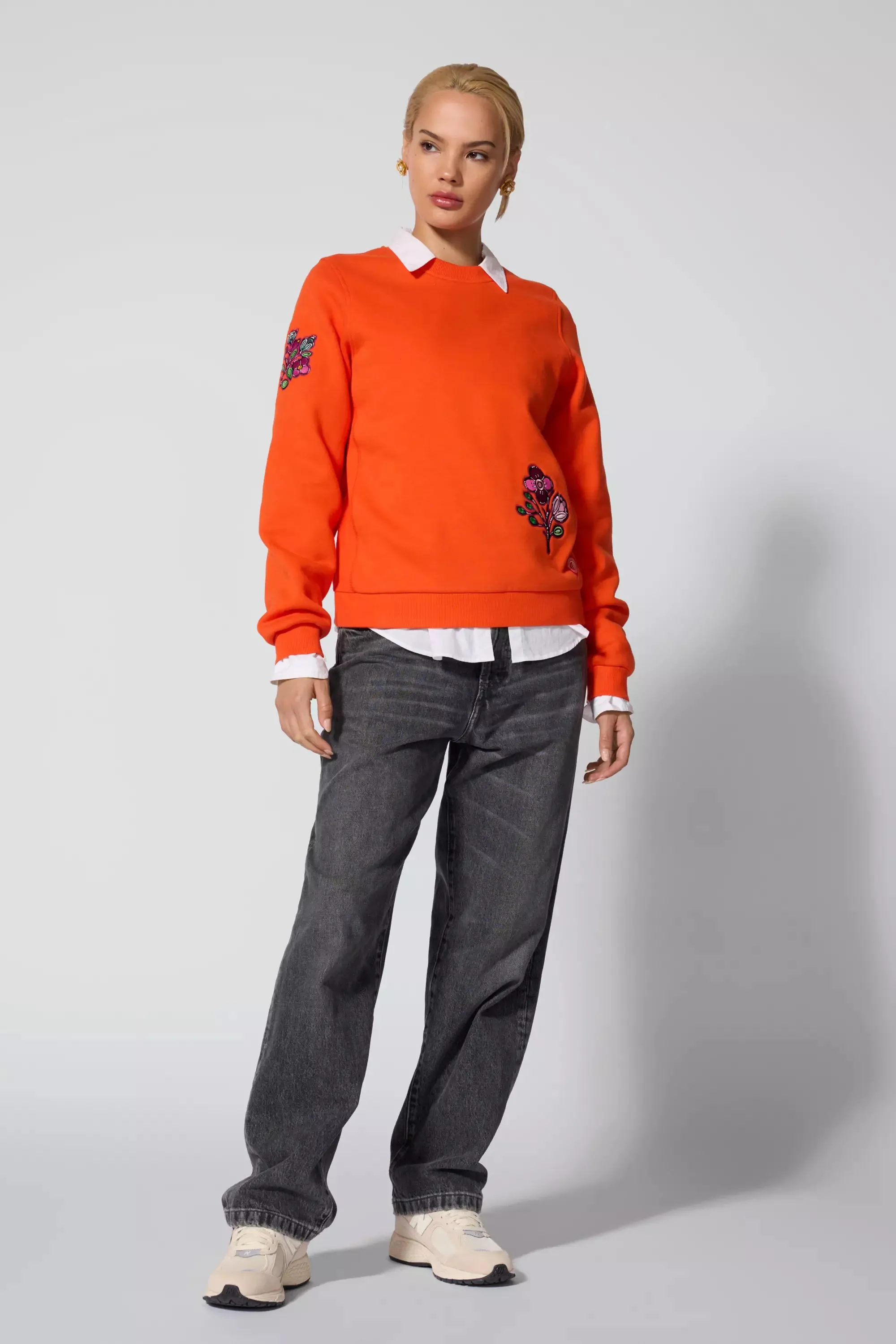 Luxefleece Embroidered Sweatshirt - Spicy Orange sold by MPG product image thumbnail 2