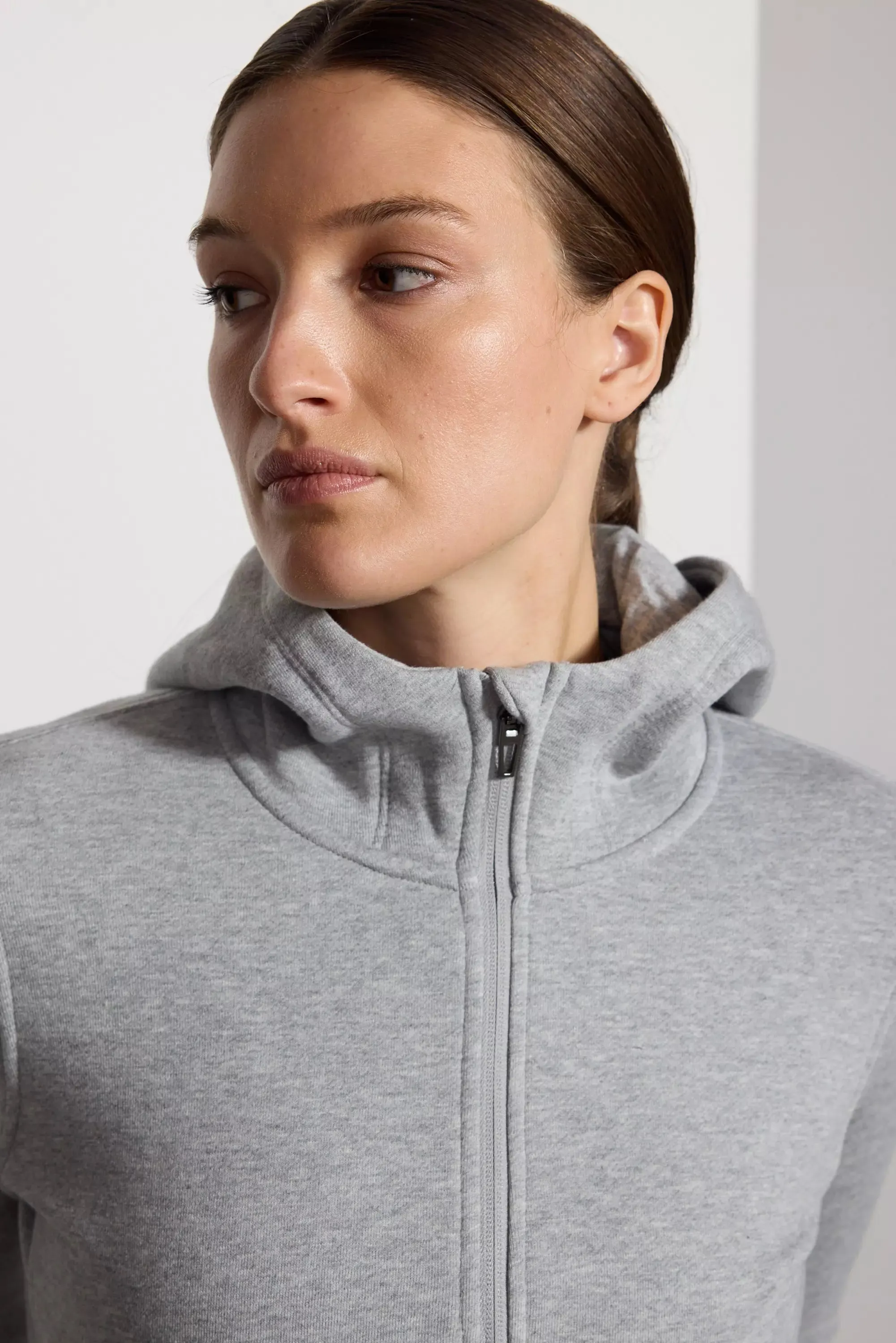 Luxefleece Zip-Up Hoodie - Htr Concrete sold by MPG product image thumbnail 5