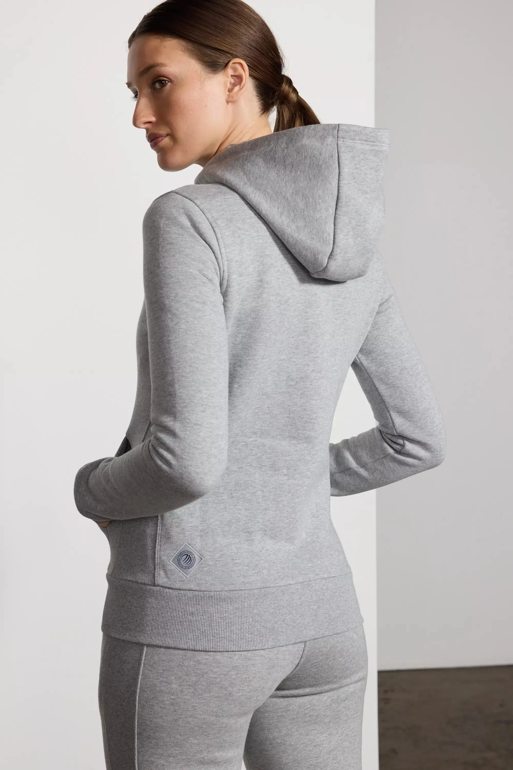 Luxefleece Zip-Up Hoodie - Htr Concrete sold by MPG product image thumbnail 3