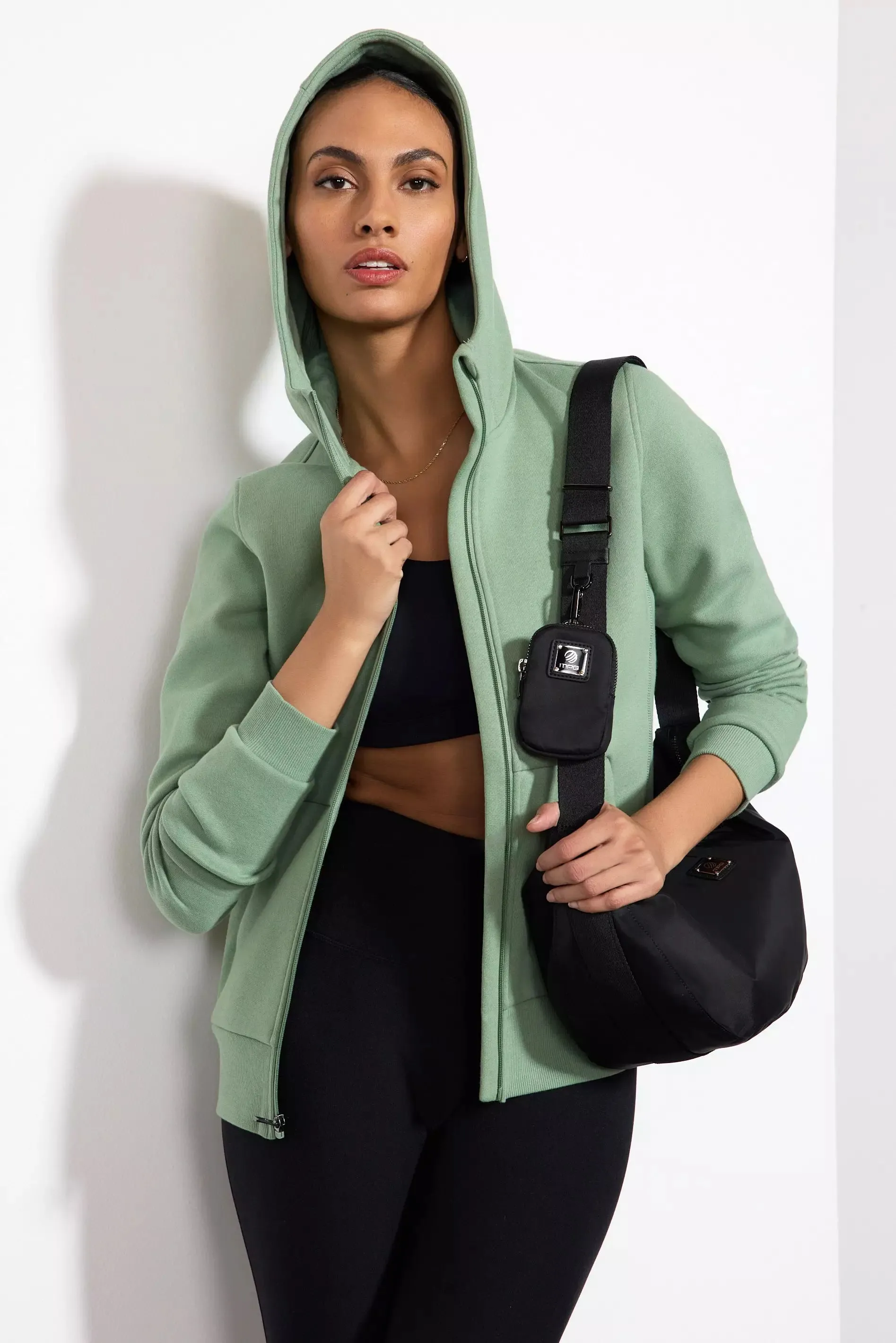 Luxefleece Zip-Up Hoodie - Hedge Green sold by MPG