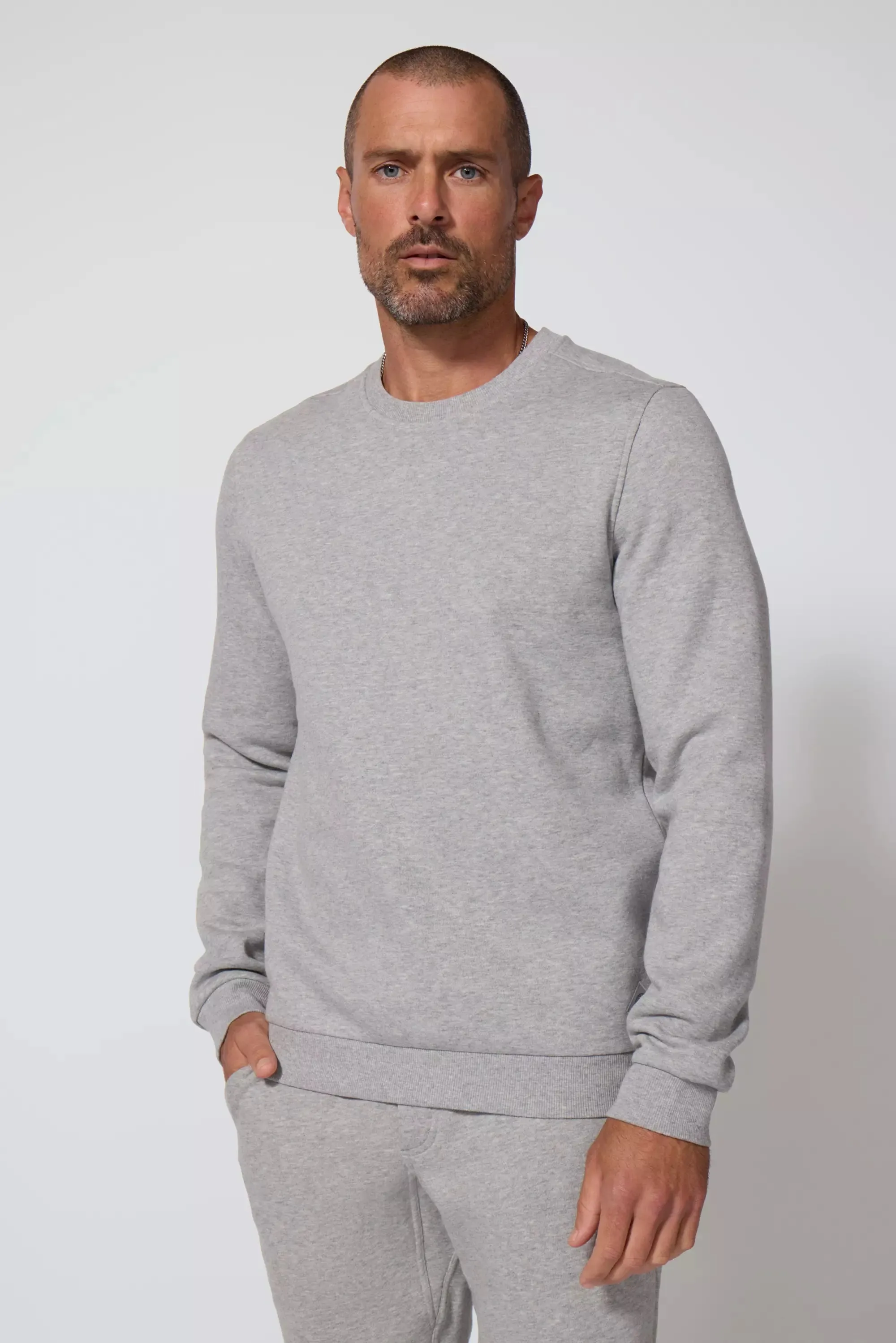 Men's Luxefleece Sweatshirt - Htr Concrete sold by MPG product image thumbnail 2