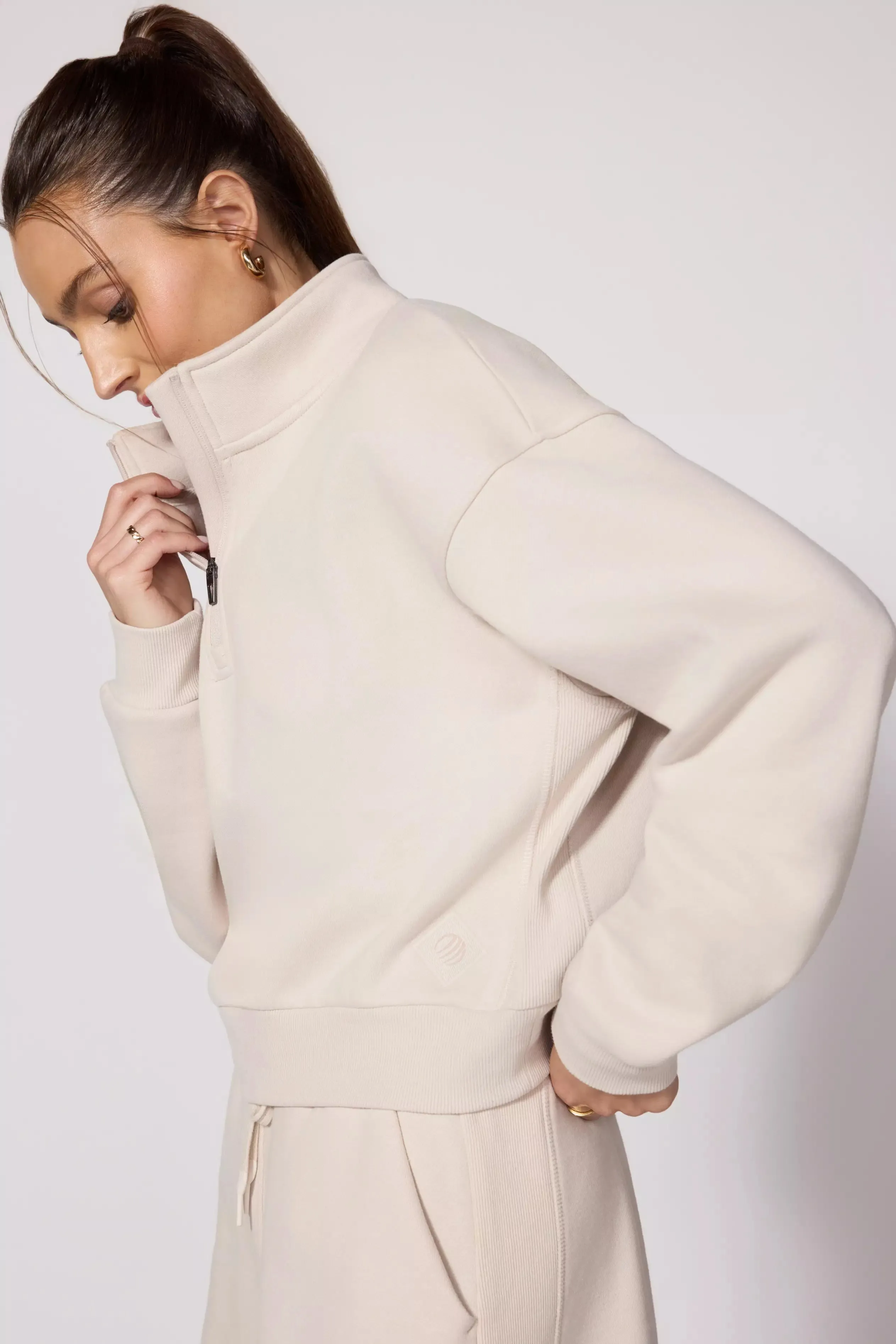 Luxefleece 1/4 Zip - Stone sold by MPG