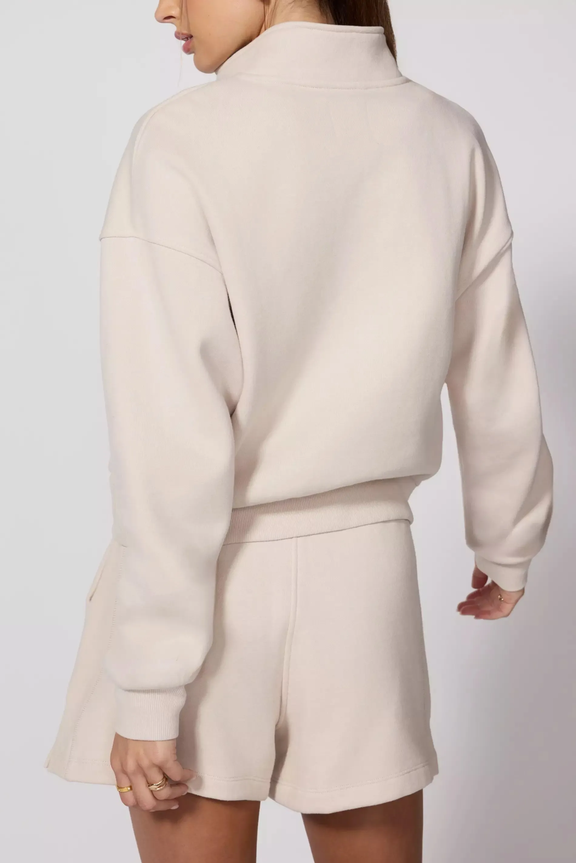 Luxefleece 1/4 Zip - Stone sold by MPG product image thumbnail 3